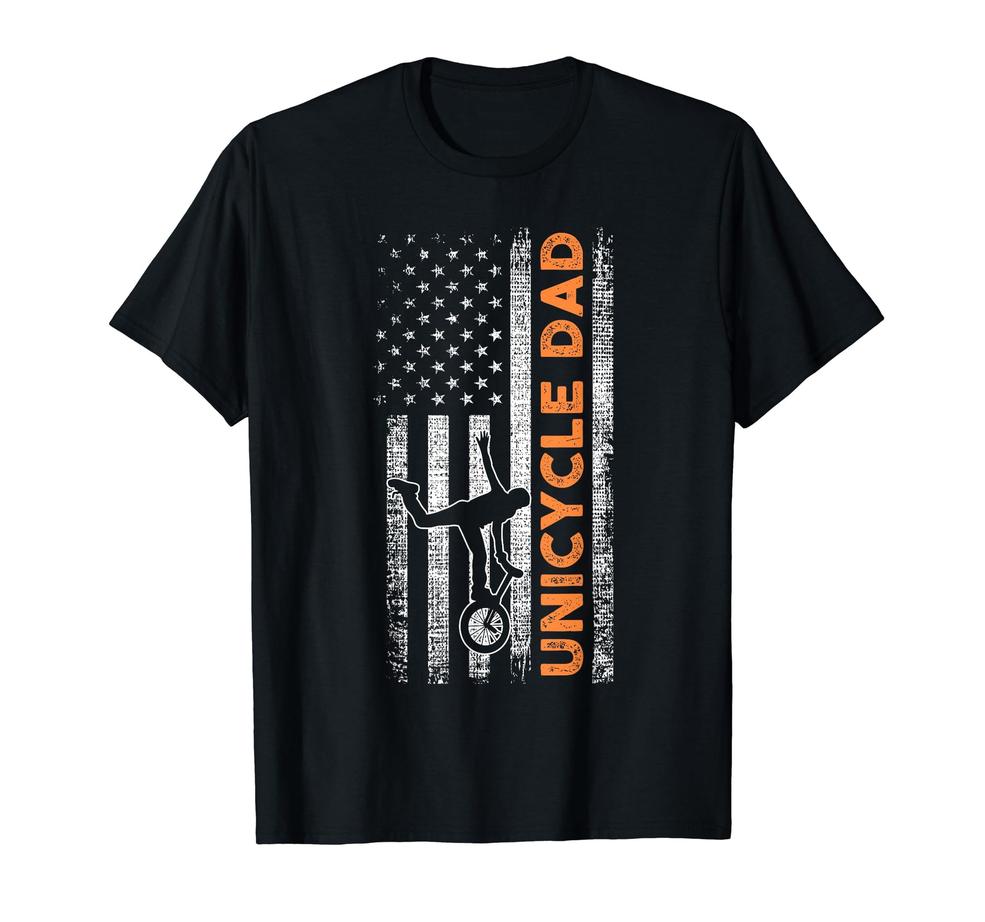Biking Dad Father Unicycle Artificial T-Shirt - Novelty Apparel for Adults - T-Shirt, Sweatshirt, Hoodie