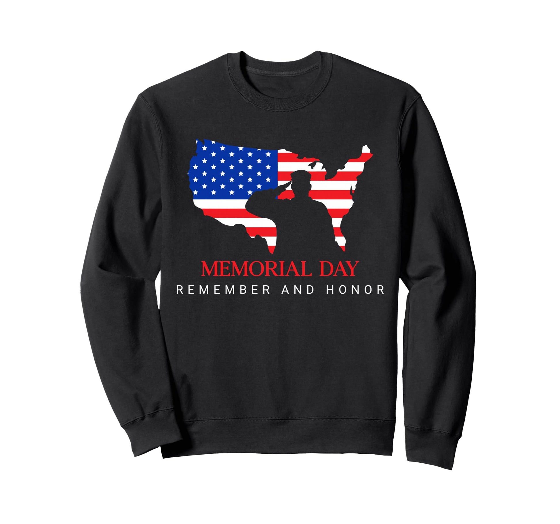 Remember And Honor Memorial Day Sweatshirt - Streetwear Style Unisex - T-Shirt, Sweatshirt, Hoodie