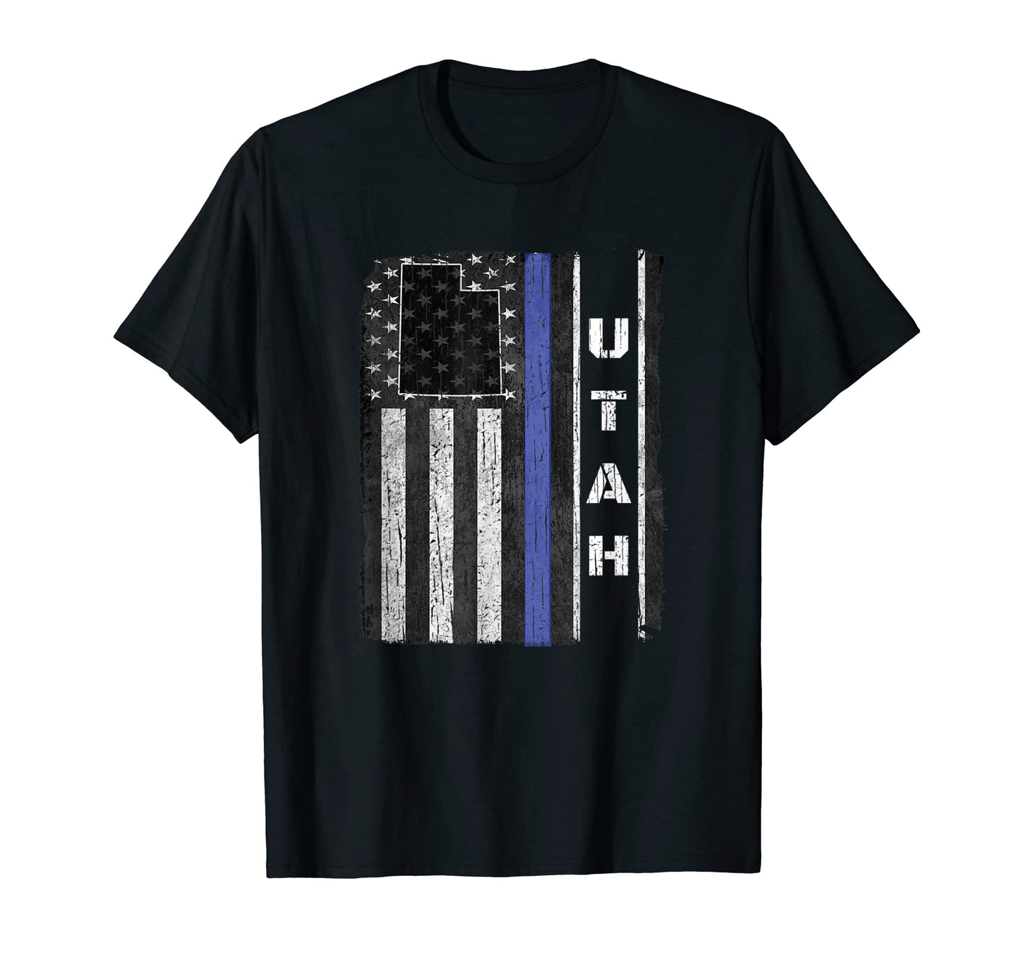 Utah Thin Blue Line Police Week Leo T-Shirt - Custom Art Print Men Women - T-Shirt, Sweatshirt, Hoodie