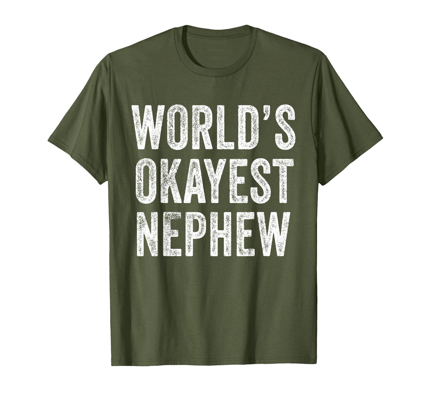 Worlds Okayest Nephew Cousin T-Shirt - Custom Art Print for Adults - T-Shirt, Sweatshirt, Hoodie