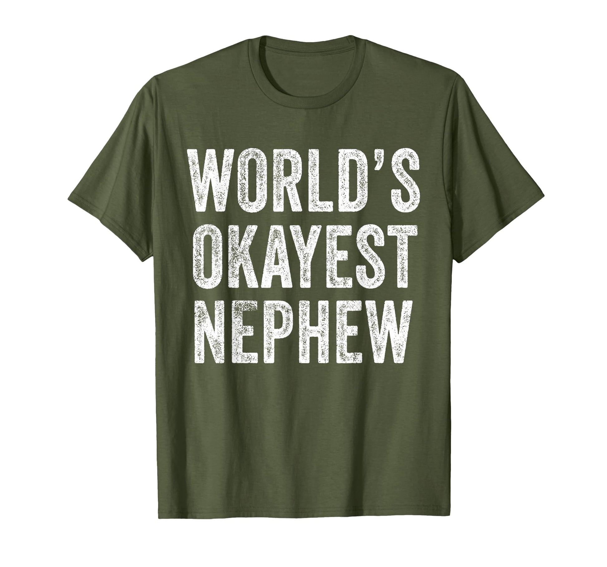 Worlds Okayest Nephew Cousin T-Shirt - Custom Art Print for Adults - T-Shirt, Sweatshirt, Hoodie