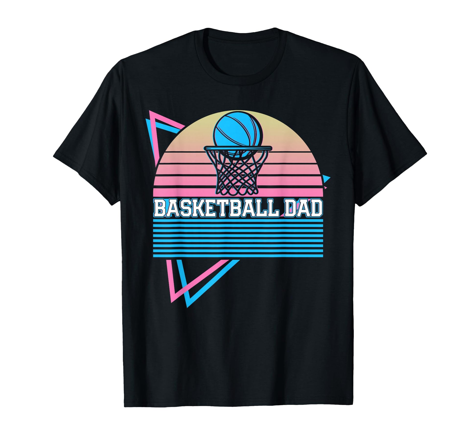 Basketball Basketball Dad T-Shirt - Custom Art Print Men Women - T-Shirt, Sweatshirt, Hoodie