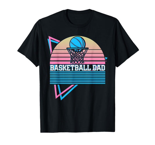 Basketball Basketball Dad T-Shirt - Custom Art Print Men Women - T-Shirt, Sweatshirt, Hoodie