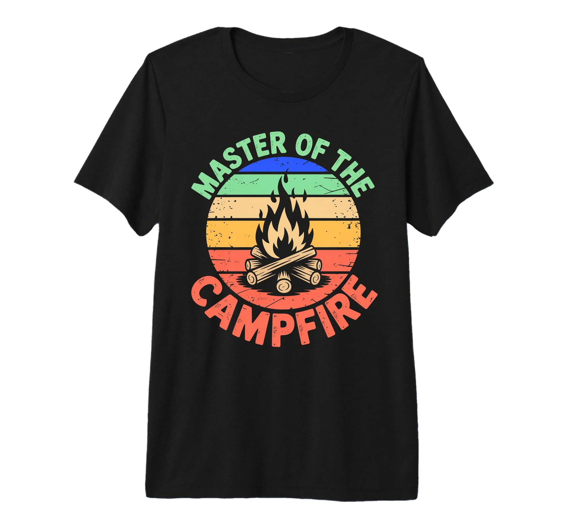 Master Campfire Dad Camping Gifts T-Shirt - Graphic Print for Adults - T-Shirt, Sweatshirt, Hoodie