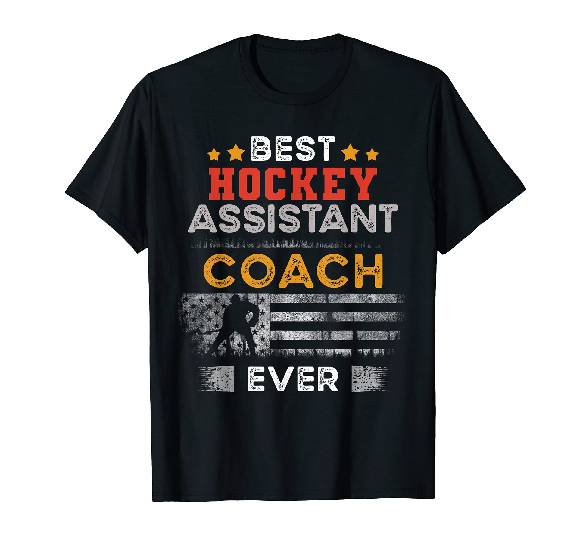 Best Hockey Assistant Coach Ever T-Shirt - Unique Graphic for Adults - T-Shirt, Sweatshirt, Hoodie