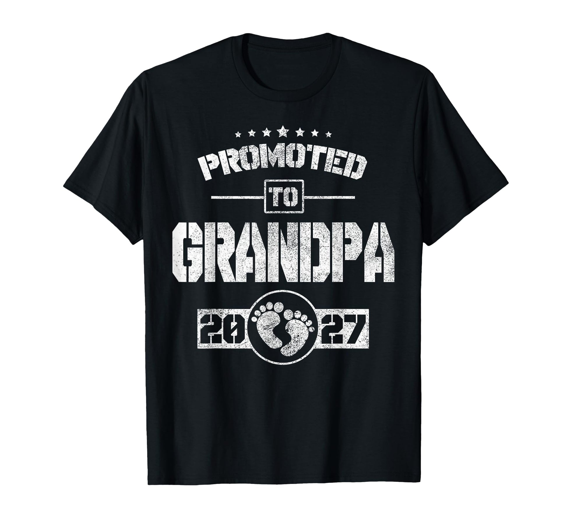 Promoted To Grandpa Est 2027 New Dad T-Shirt - Trendy Graphic Unisex - T-Shirt, Sweatshirt, Hoodie