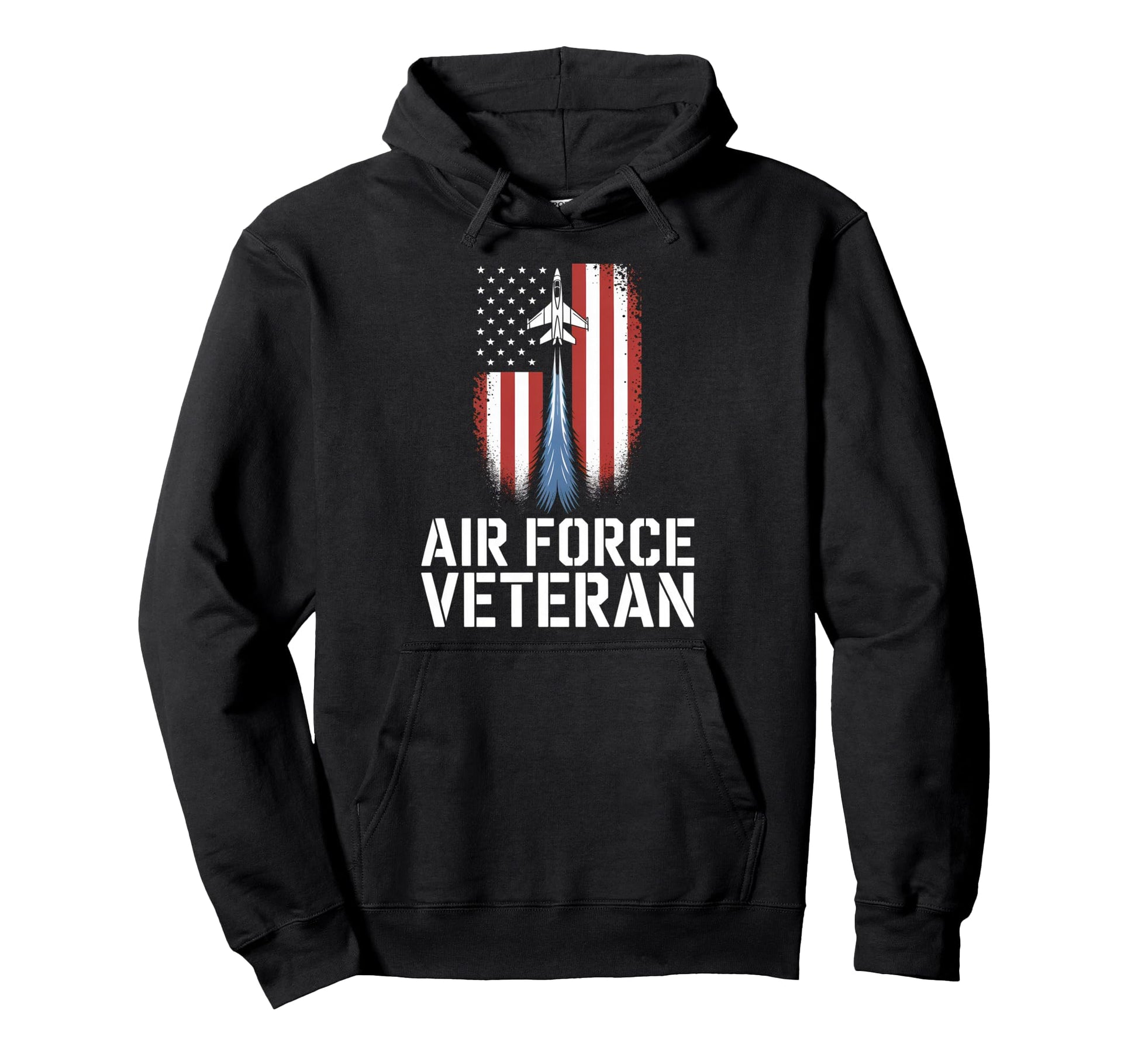 Air Force Veteran Us American Flag Dad Hoodie - Novelty Apparel Men Women - T-Shirt, Sweatshirt, Hoodie