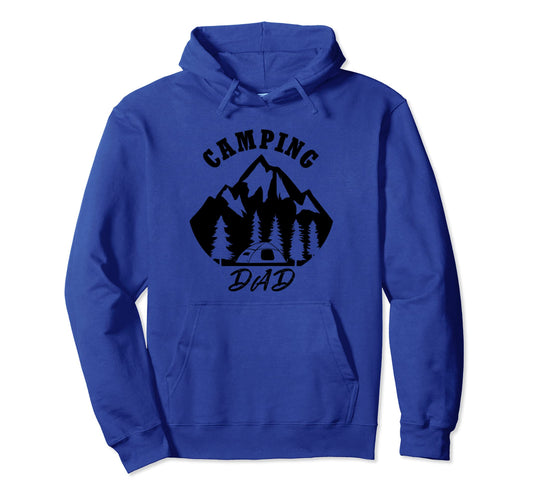 Camping Dad Nature Wilderness Hiking Hoodie - Trendy Graphic Men Women - T-Shirt, Sweatshirt, Hoodie