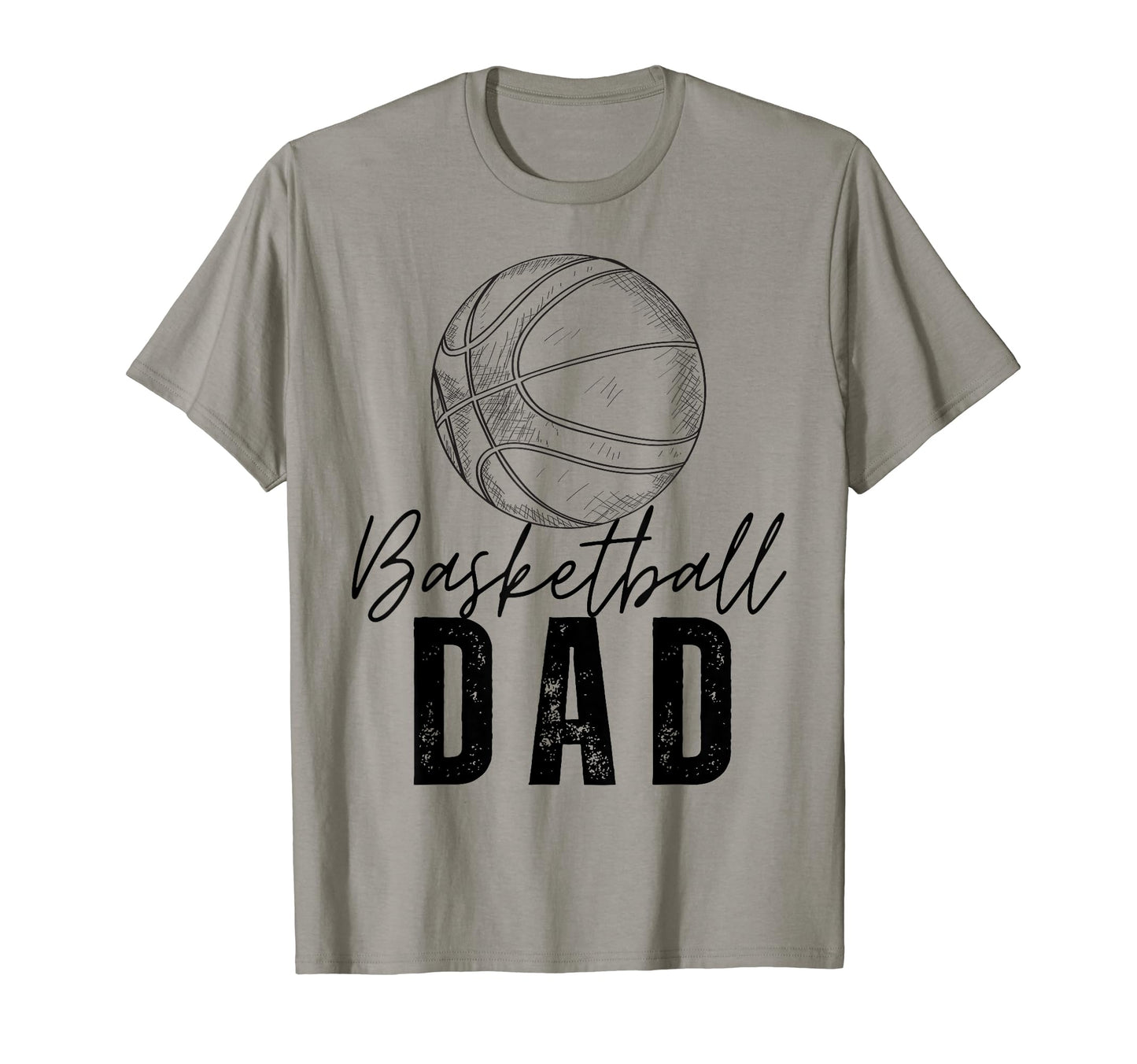 Basketball Dad Family Matching T-Shirt - Casual Everyday Wear for Adults - T-Shirt, Sweatshirt, Hoodie
