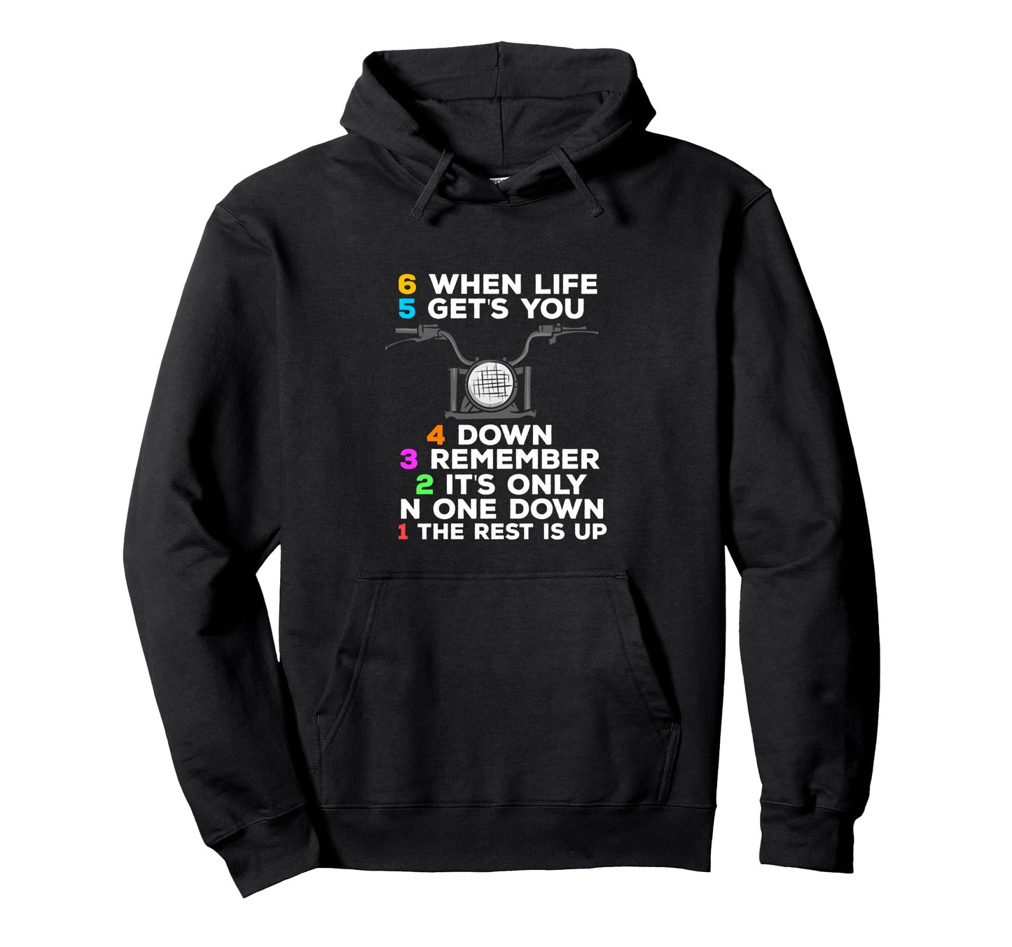 Motorbike Motorcyclist Biker Life Hoodie - Aesthetic Graphic Men Women - T-Shirt, Sweatshirt, Hoodie