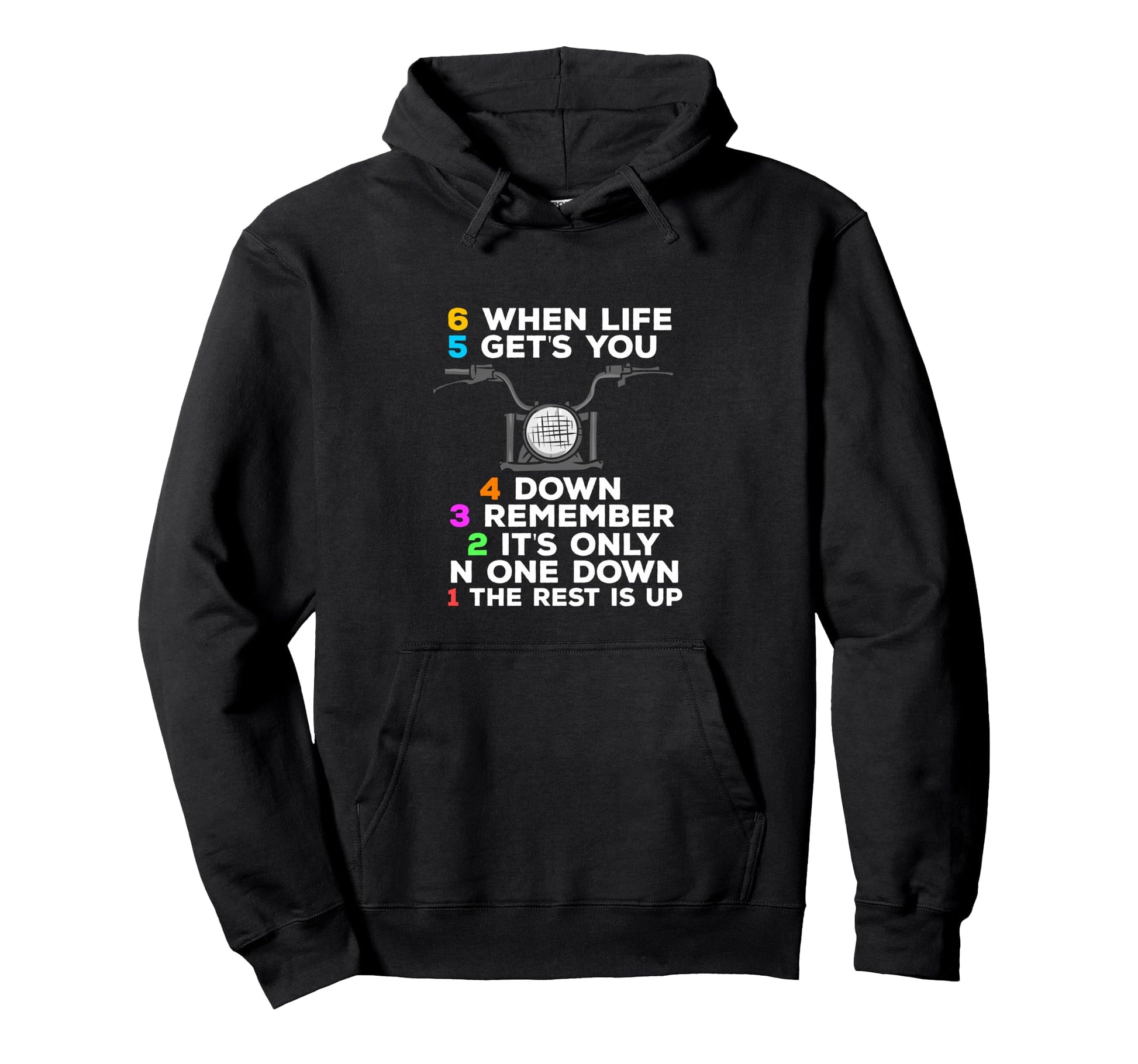 Motorbike Motorcyclist Biker Life Hoodie - Aesthetic Graphic Men Women - T-Shirt, Sweatshirt, Hoodie