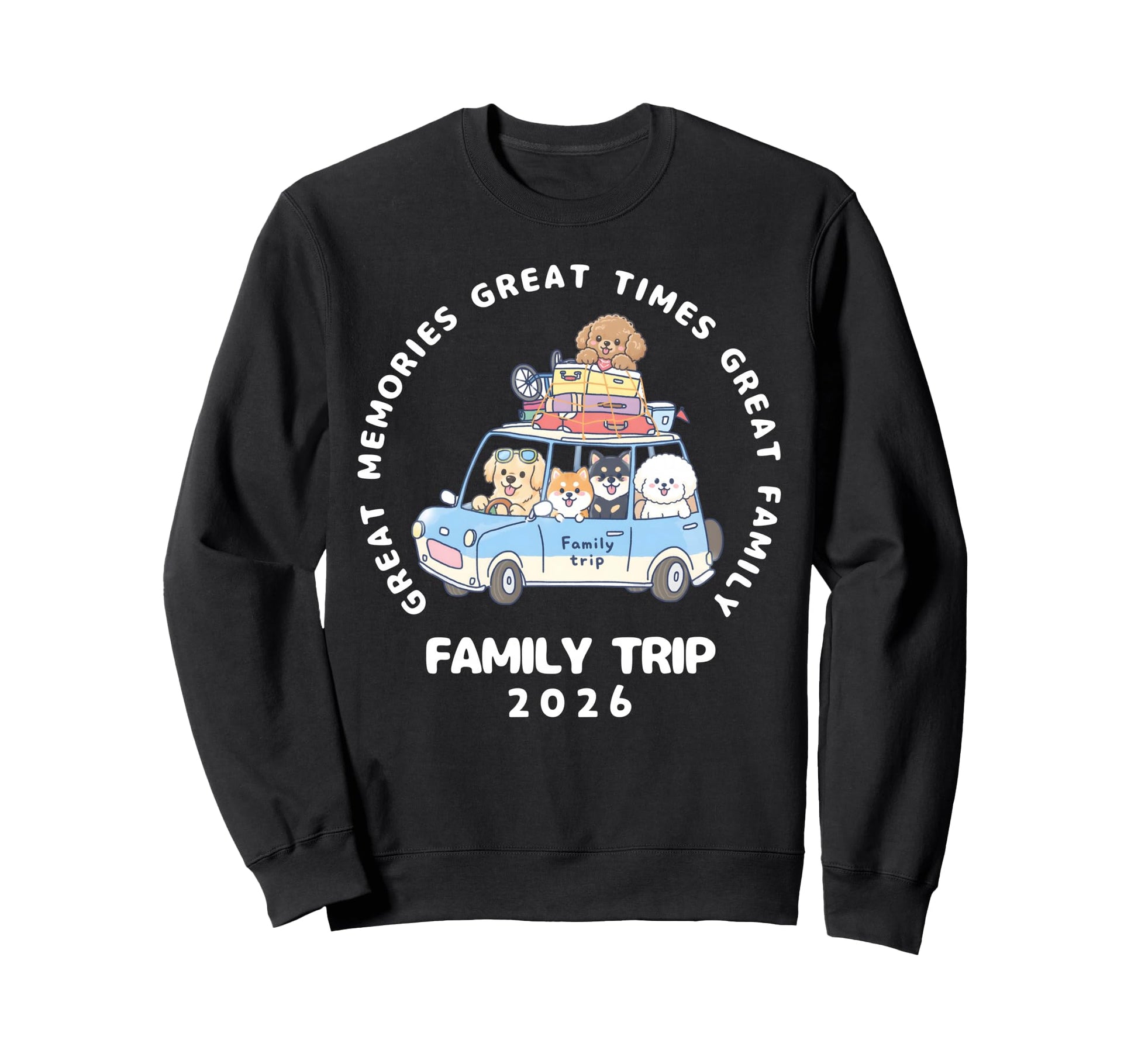 Family Trip 2026 Summer Sweatshirt - Casual Everyday Wear Men Women - T-Shirt, Sweatshirt, Hoodie