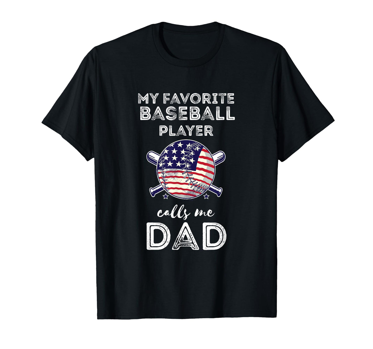 American Baseball Player Dad Usa Team T-Shirt - Novelty Apparel Unisex - T-Shirt, Sweatshirt, Hoodie