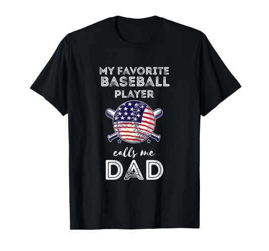 American Baseball Player Dad Usa Team T-Shirt - Novelty Apparel Unisex - T-Shirt, Sweatshirt, Hoodie