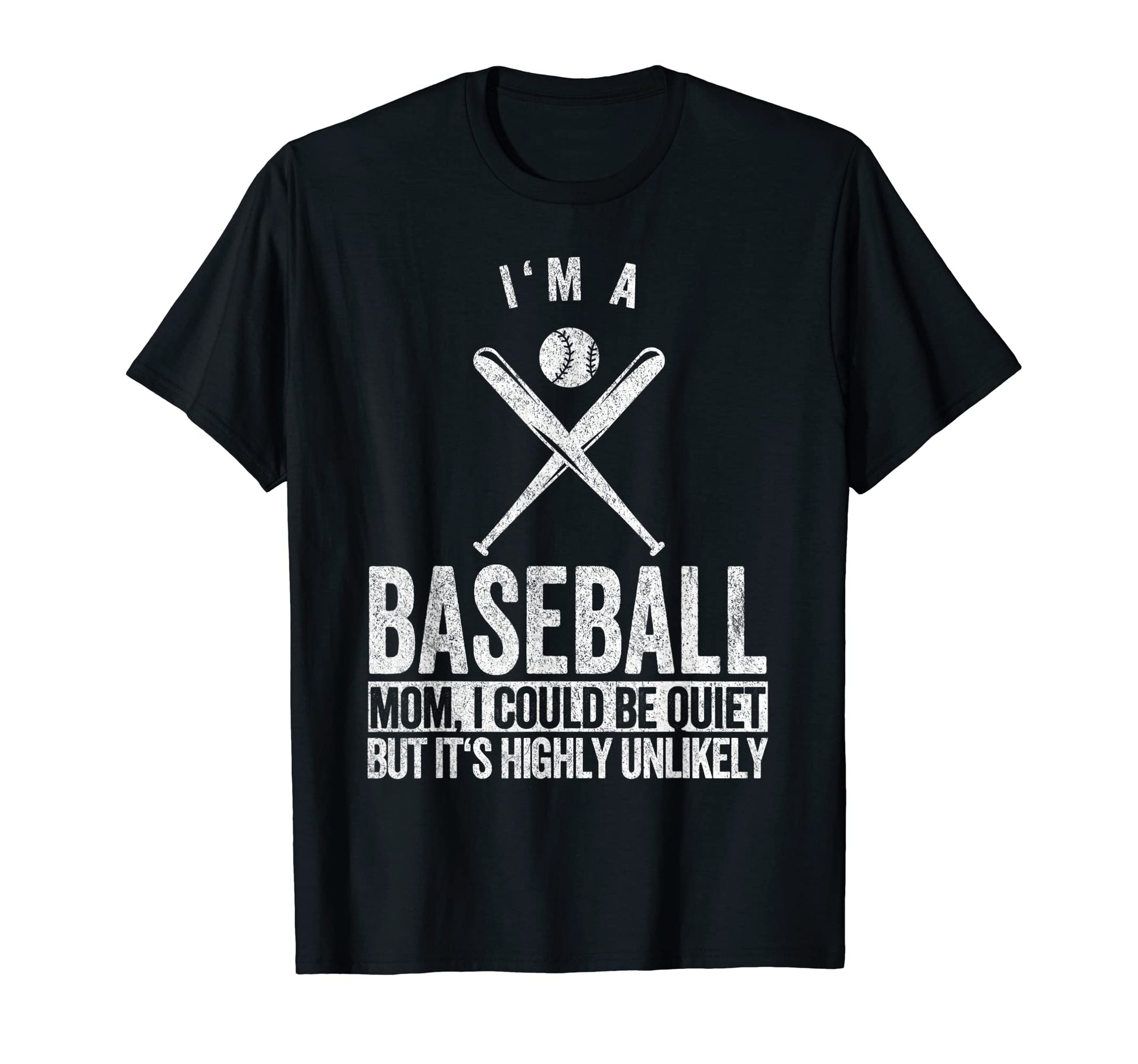 Funny Baseball Mom Ball Mom Baseball T-Shirt - Custom Art Print Unisex - T-Shirt, Sweatshirt, Hoodie