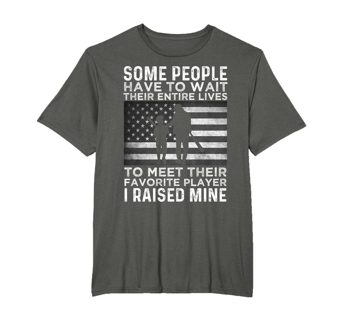Baseball Some People Have To Wait T-Shirt - Aesthetic Graphic Men Women - T-Shirt, Sweatshirt, Hoodie