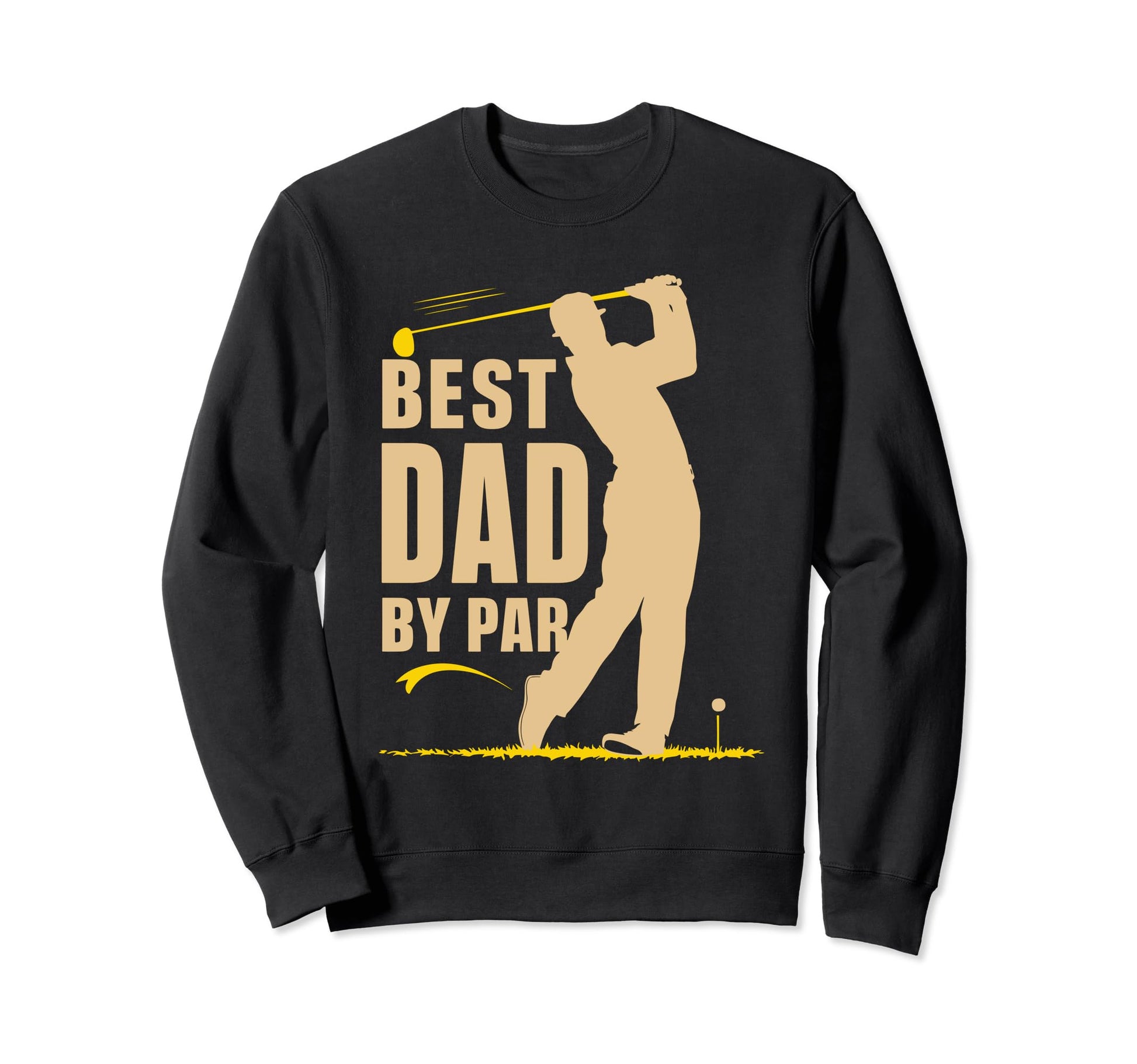 Fathers Day Golf Lover Best Dad Sweatshirt - Minimalist Print for Adults - T-Shirt, Sweatshirt, Hoodie