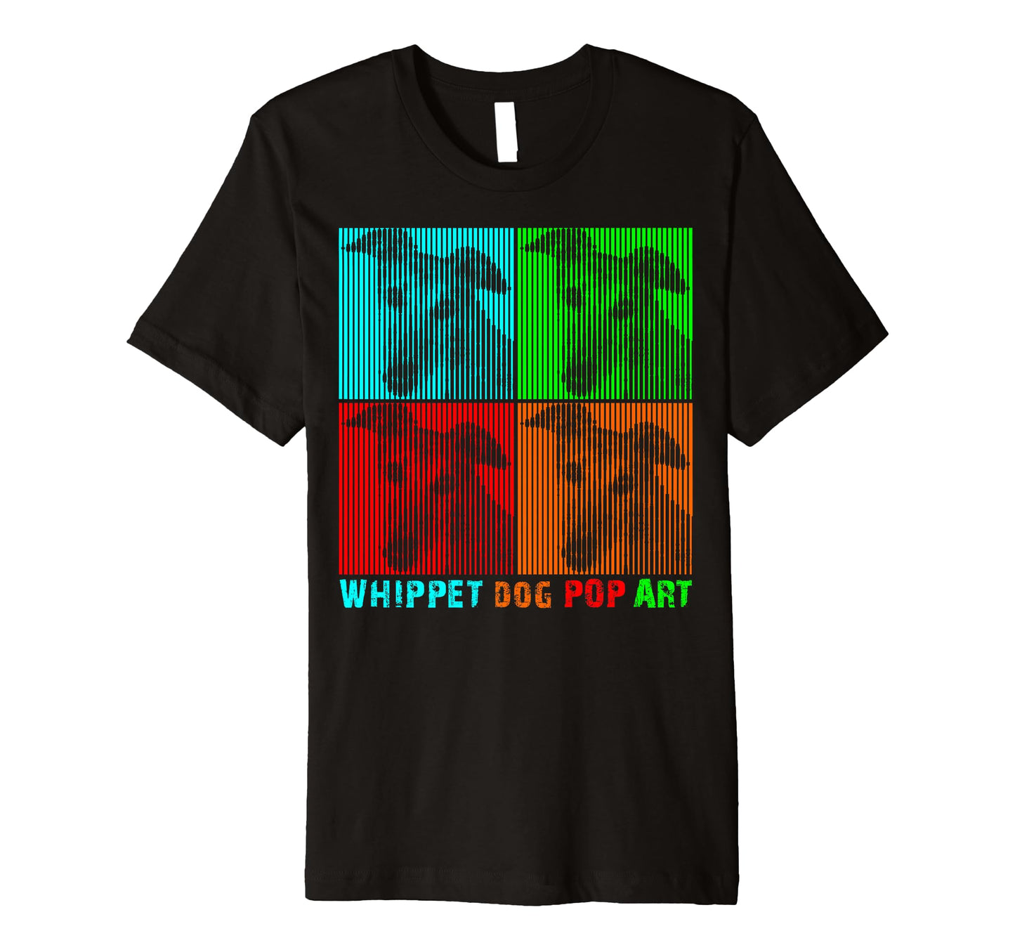 Whippet Whippet Pop Art Hoodie - Unique Graphic Men Women - T-Shirt, Sweatshirt, Hoodie
