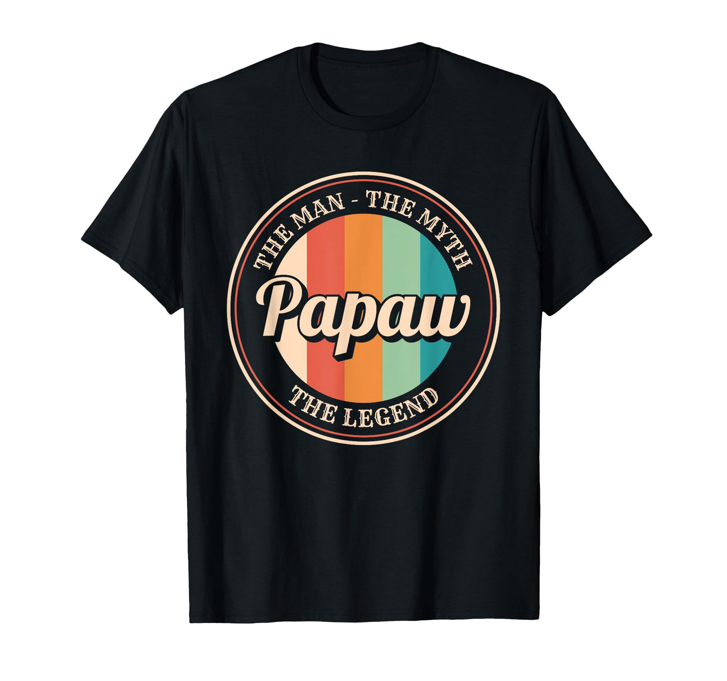 Papaw Myth Legend Dad Grandpa T-Shirt - Custom Art Print for Adults - T-Shirt, Sweatshirt, Hoodie