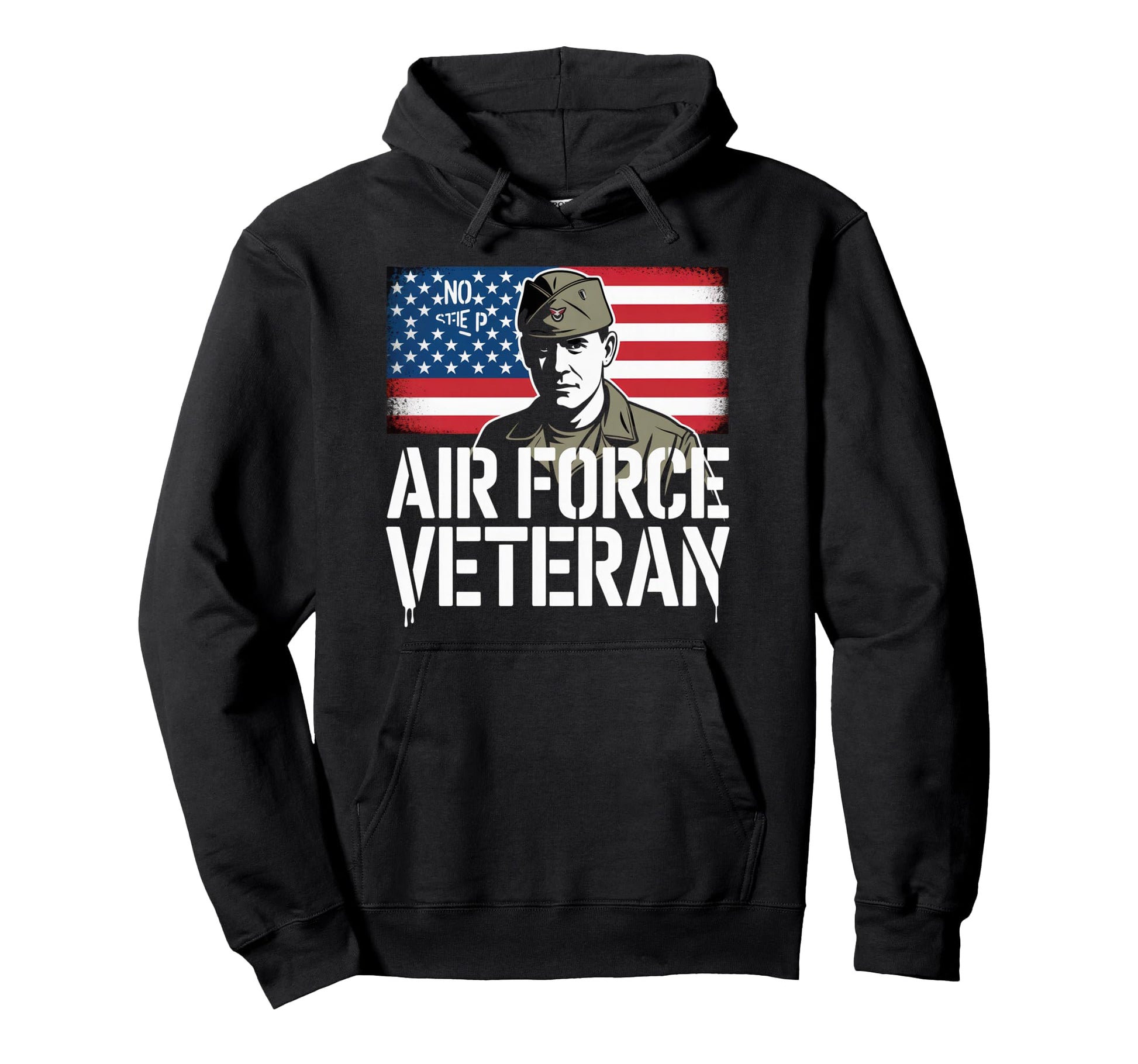 Air Force Veteran Us American Flag Hoodie - Aesthetic Graphic Men Women - T-Shirt, Sweatshirt, Hoodie