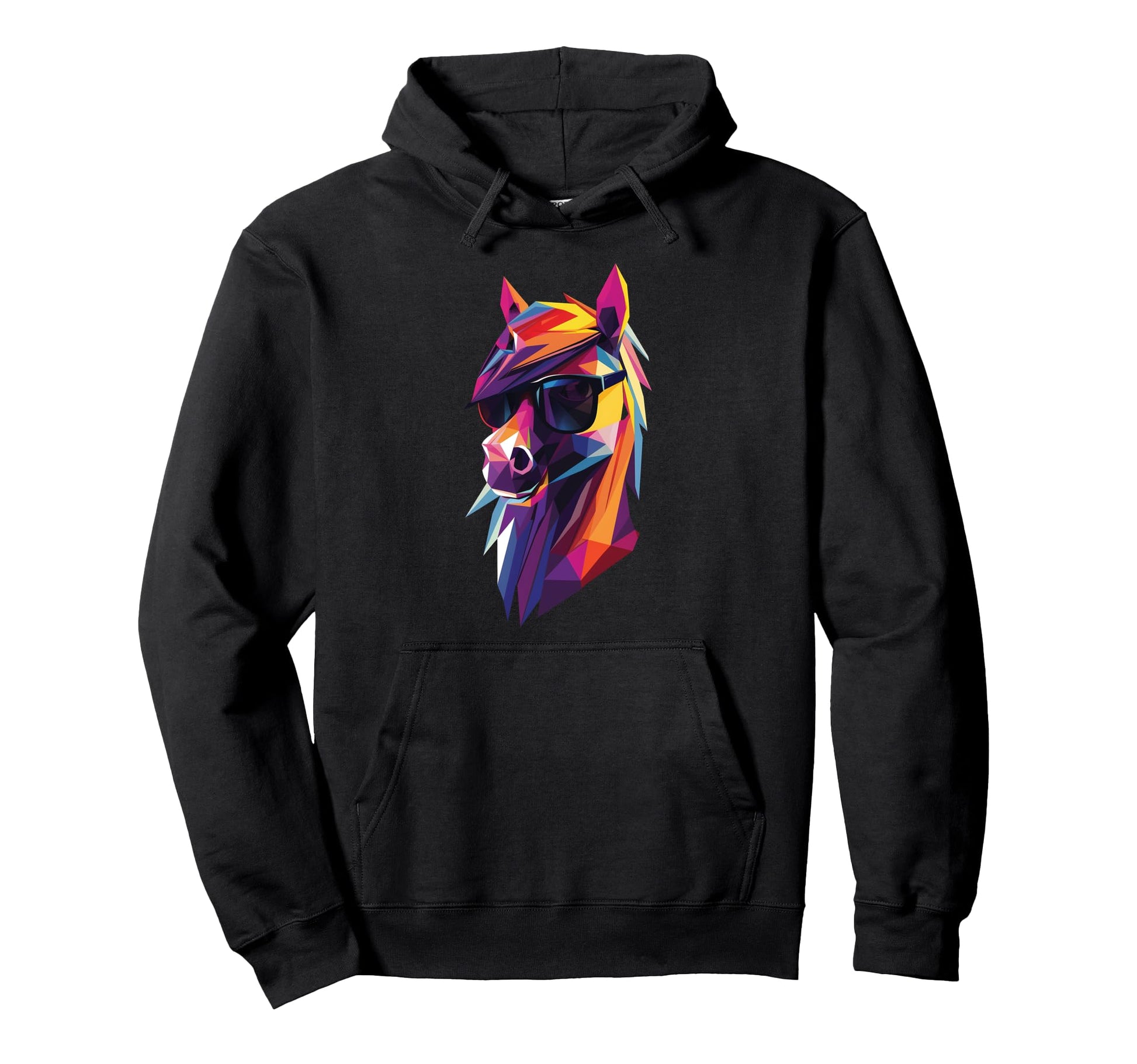 Pony Dad Mom Sunglasses Pony Hoodie - Graphic Print for Adults - T-Shirt, Sweatshirt, Hoodie