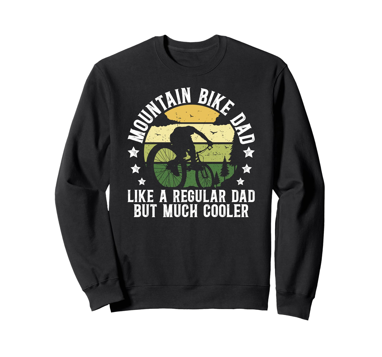 Mountain Bike Dad Definition Dad Sweatshirt - Trendy Graphic for Adults - T-Shirt, Sweatshirt, Hoodie