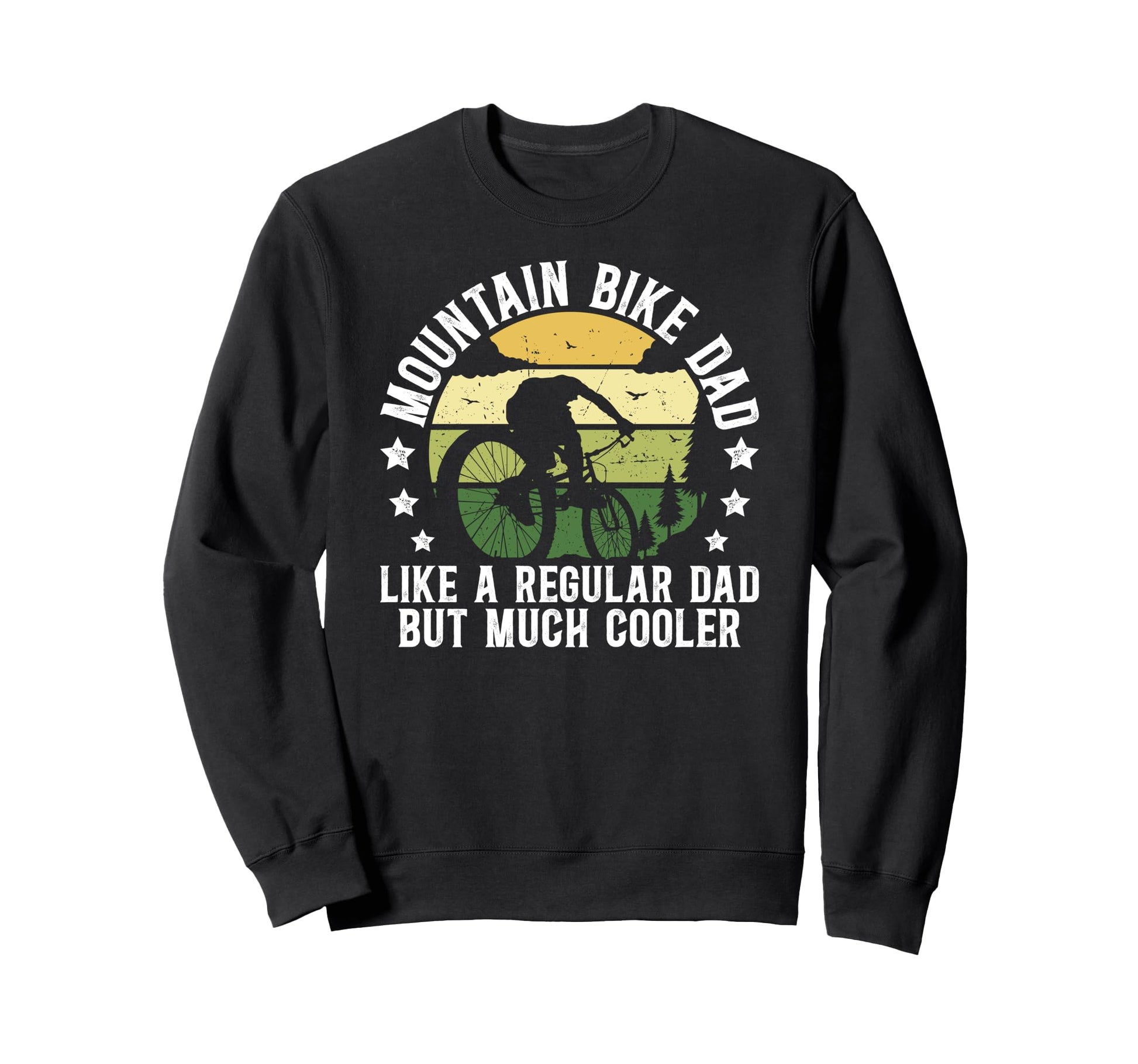 Mountain Bike Dad Definition Dad Sweatshirt - Trendy Graphic for Adults - T-Shirt, Sweatshirt, Hoodie