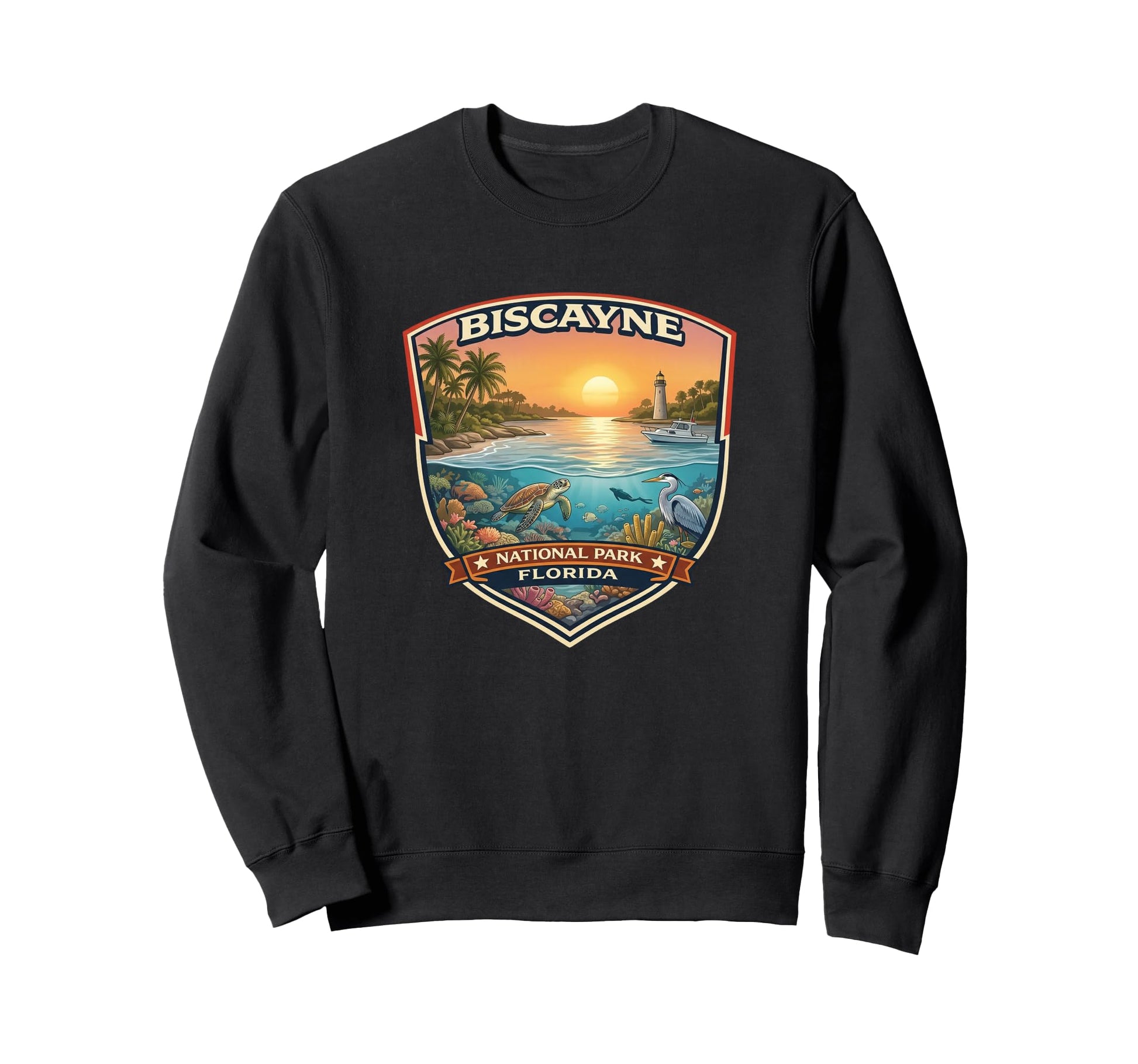 Biscayne National Park Florida Keys Sweatshirt - Graphic Print for Adults - T-Shirt, Sweatshirt, Hoodie