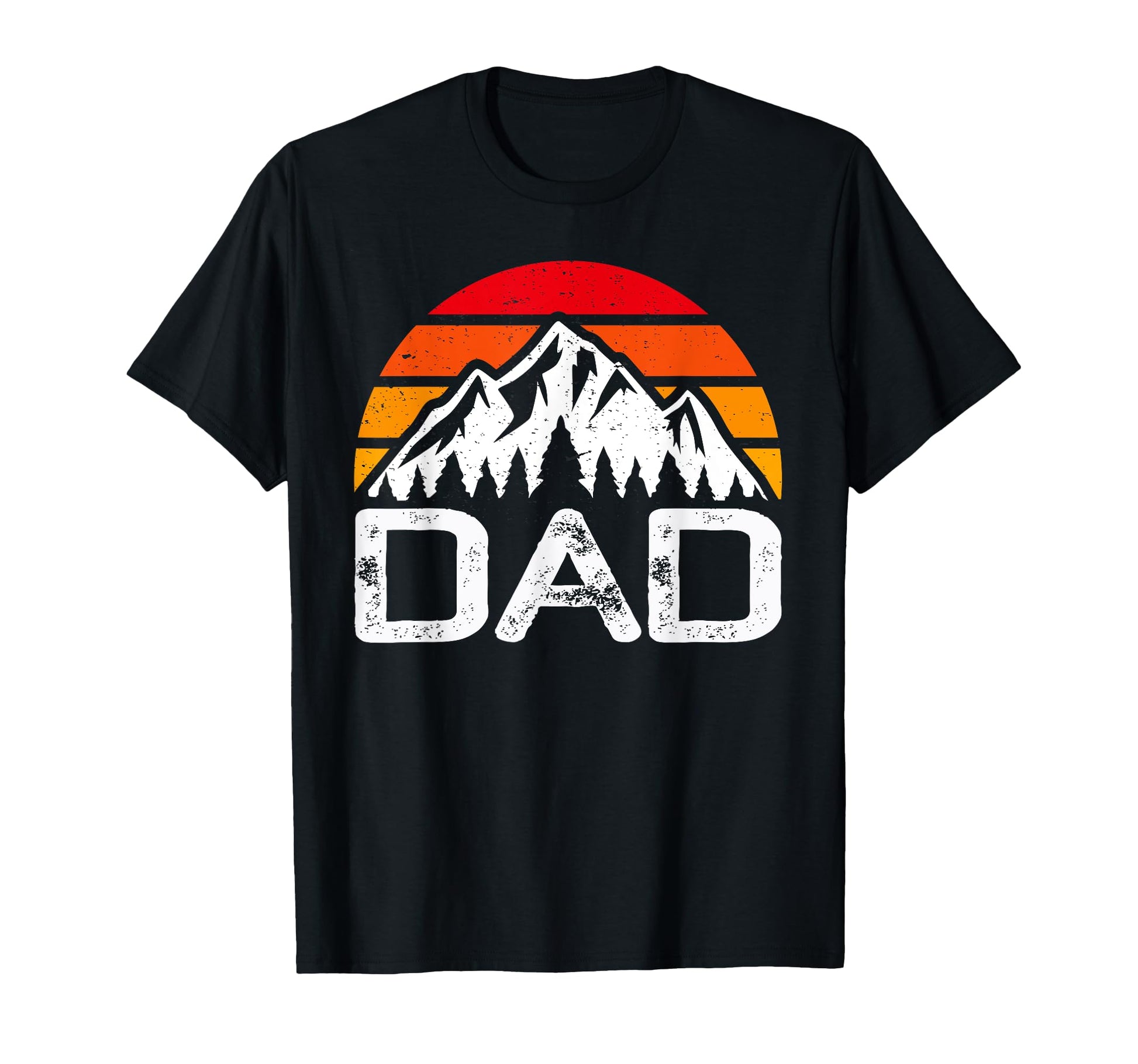 Hiking Dad Funny Hiking Camping Sunset T-Shirt - Trendy Graphic Unisex - T-Shirt, Sweatshirt, Hoodie