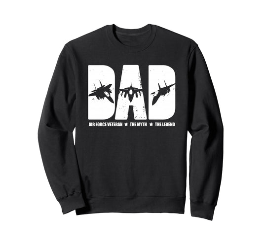 Air Force Vet Dad Proud Military Sweatshirt - Novelty Apparel Men Women - T-Shirt, Sweatshirt, Hoodie