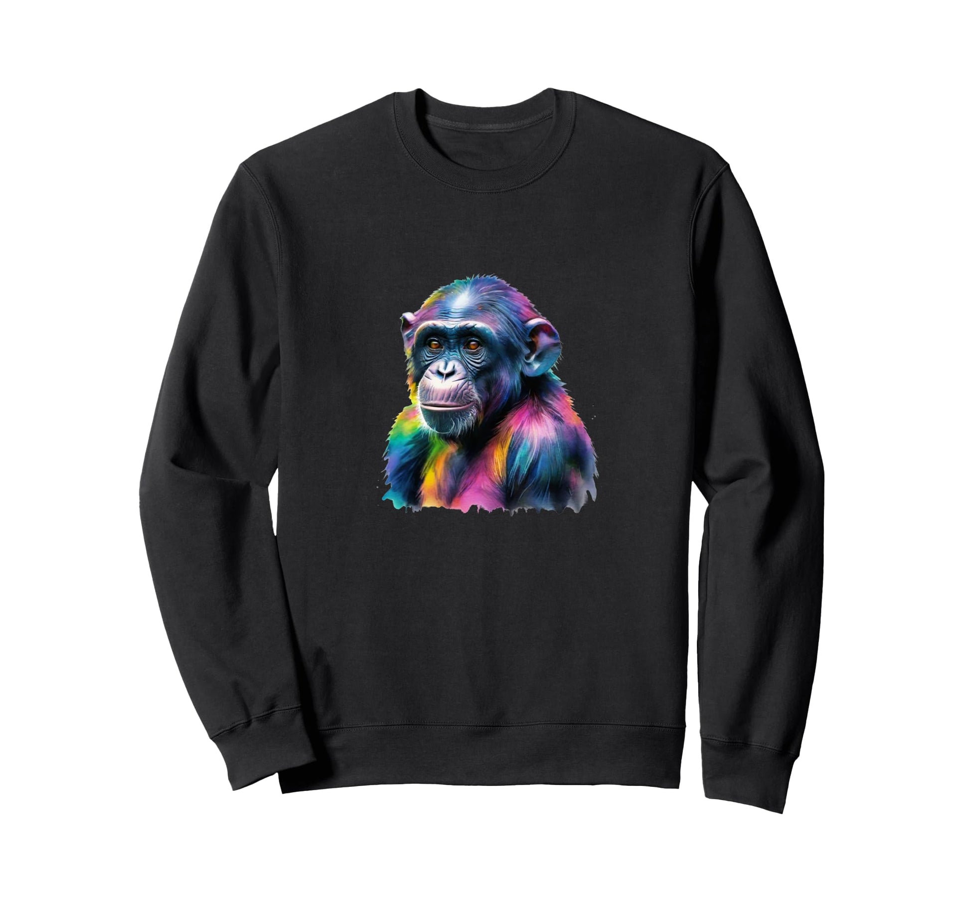 Monkey Chimpanzee Pop Art Monkey Sweatshirt - Trendy Graphic Men Women - T-Shirt, Sweatshirt, Hoodie