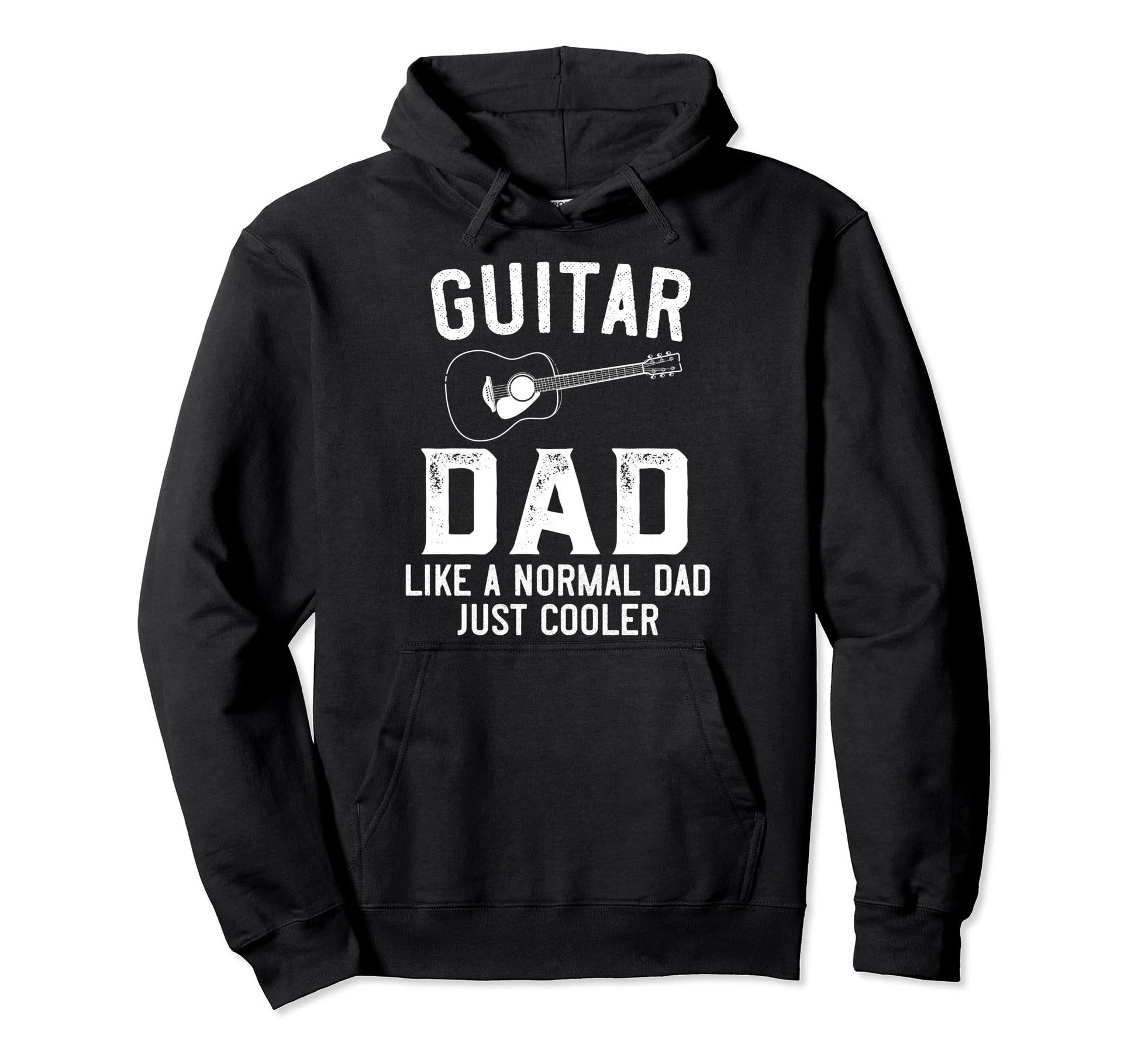 Guitar Dad Like Normal Dad Just Cooler Hoodie - Minimalist Print Unisex - T-Shirt, Sweatshirt, Hoodie