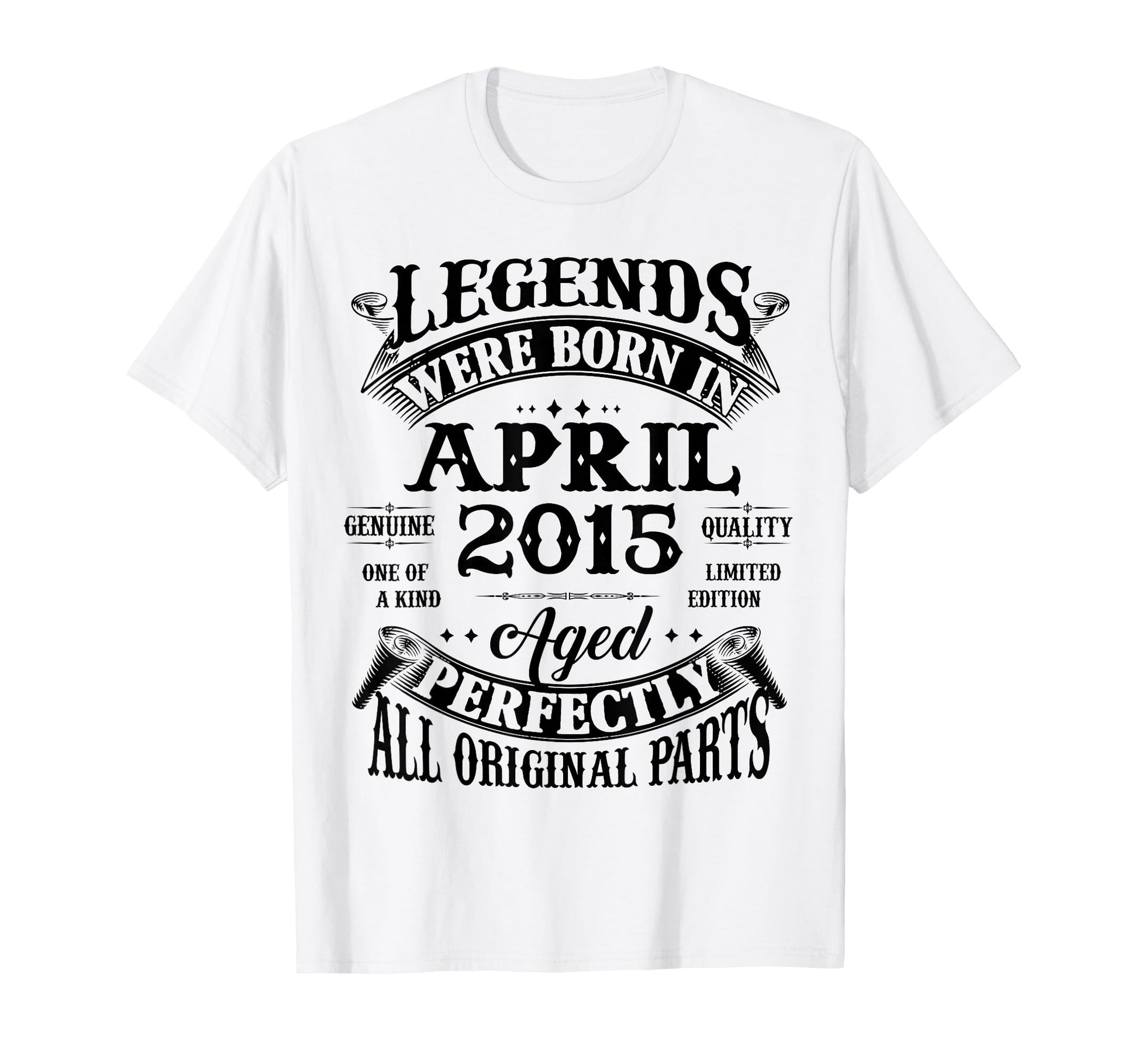 11Th Birthday Gift Legend Born April T-Shirt - Custom Art Print Men Women - T-Shirt, Sweatshirt, Hoodie