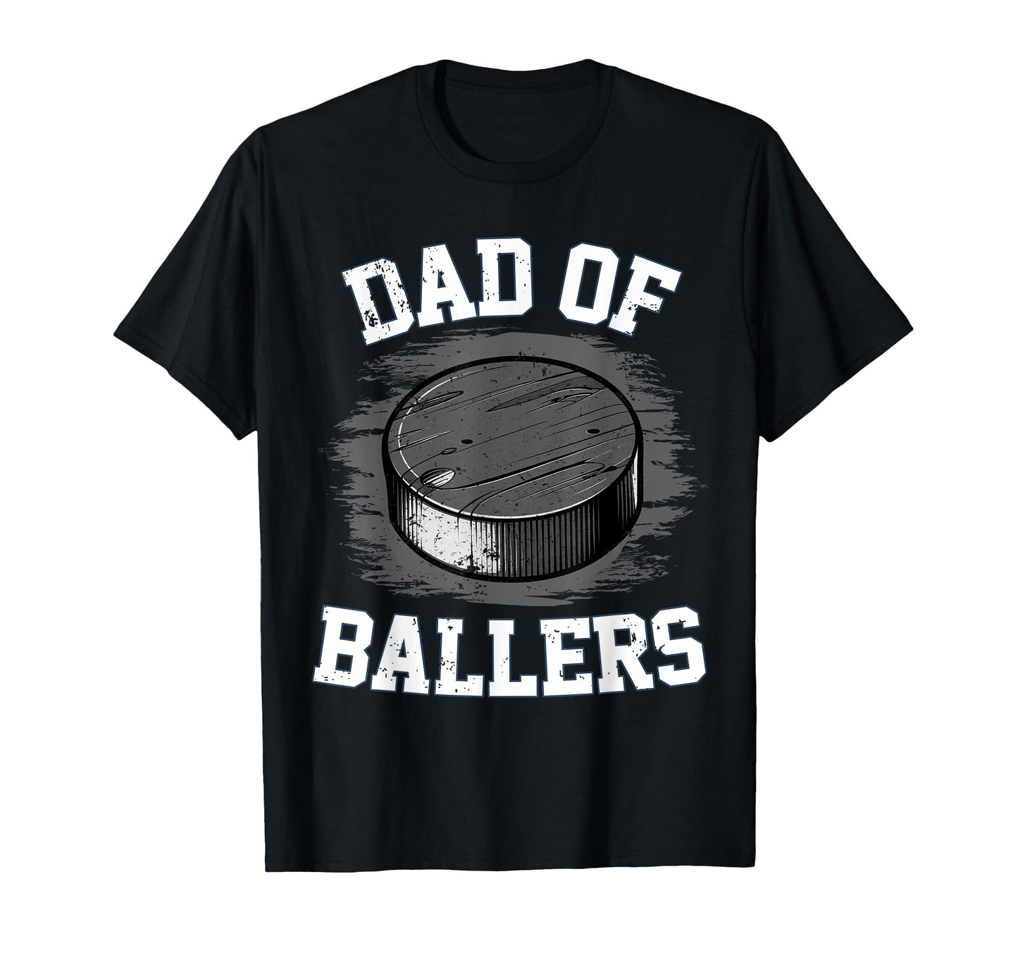 Dad Ballers Hockey Fan Hockey Ball T-Shirt - Graphic Print for Adults - T-Shirt, Sweatshirt, Hoodie