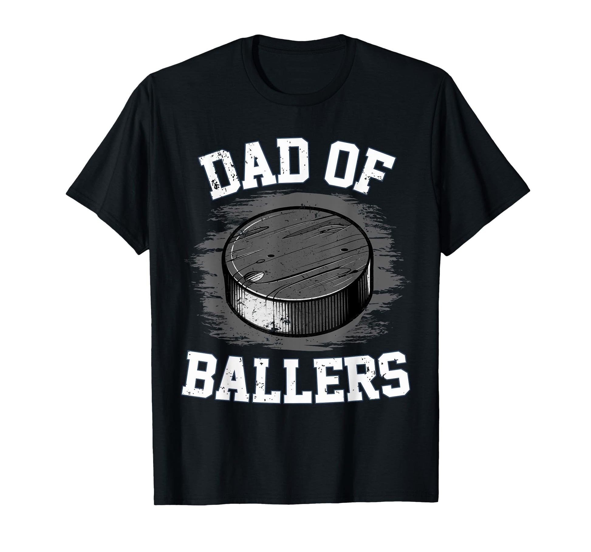 Dad Ballers Hockey Fan Hockey Ball T-Shirt - Graphic Print for Adults - T-Shirt, Sweatshirt, Hoodie