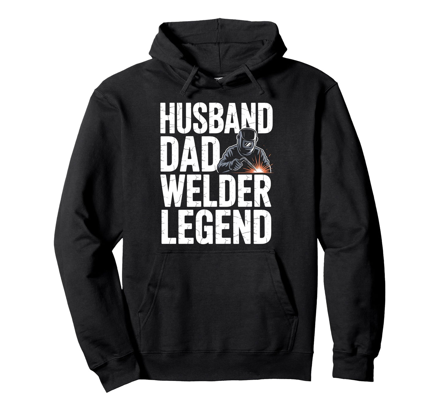 Husband Dad Welder Legend Funny Welding Hoodie - Graphic Print Unisex - T-Shirt, Sweatshirt, Hoodie