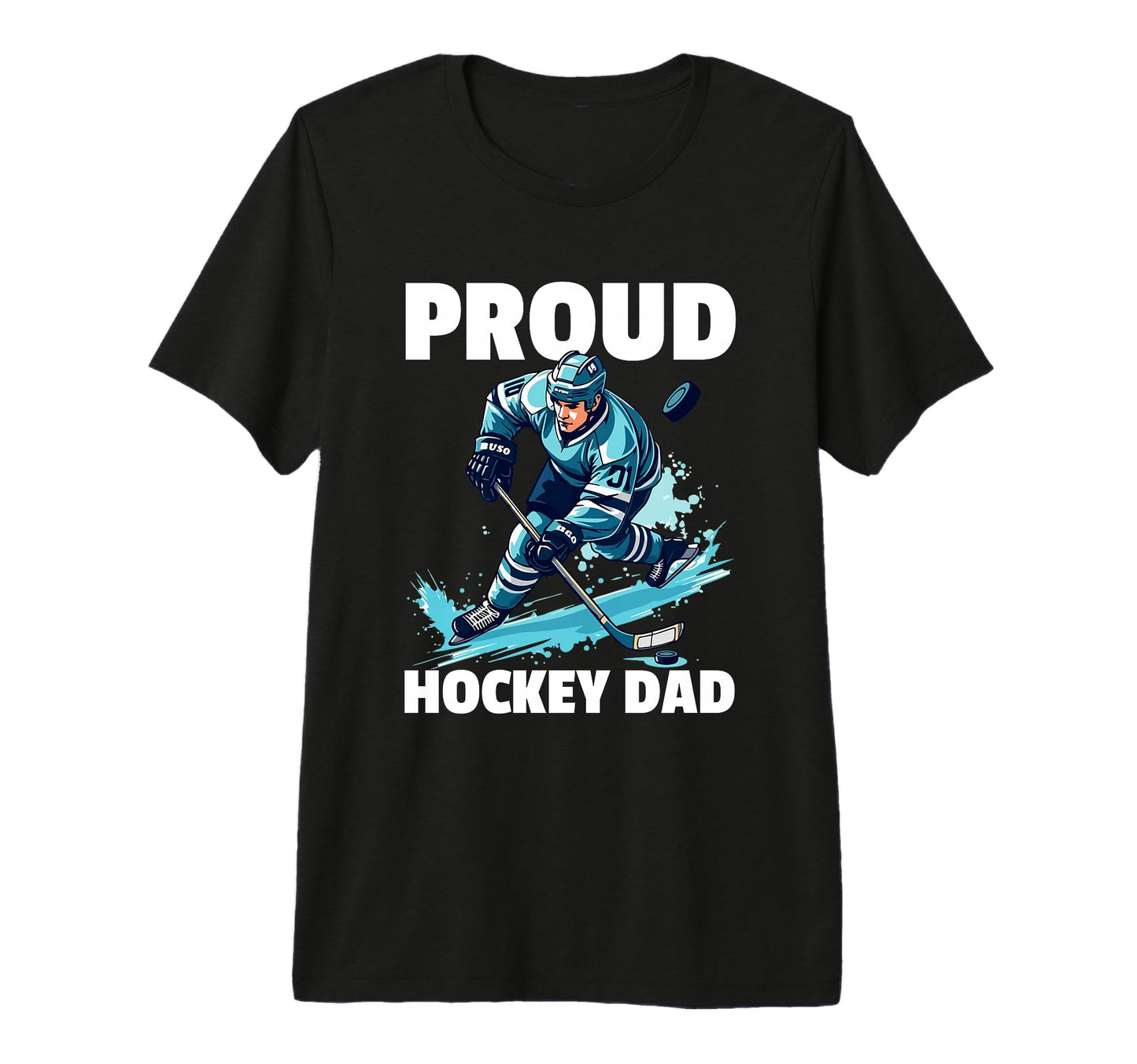 Ice Hockey Dad Tri Blend T-Shirt - Streetwear Style Men Women - T-Shirt, Sweatshirt, Hoodie