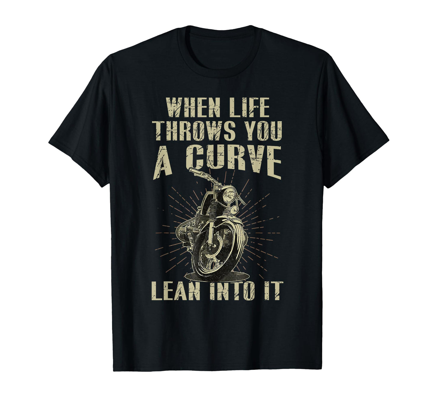 When Life Throws You Curve Funny T-Shirt - Custom Art Print for Adults - T-Shirt, Sweatshirt, Hoodie