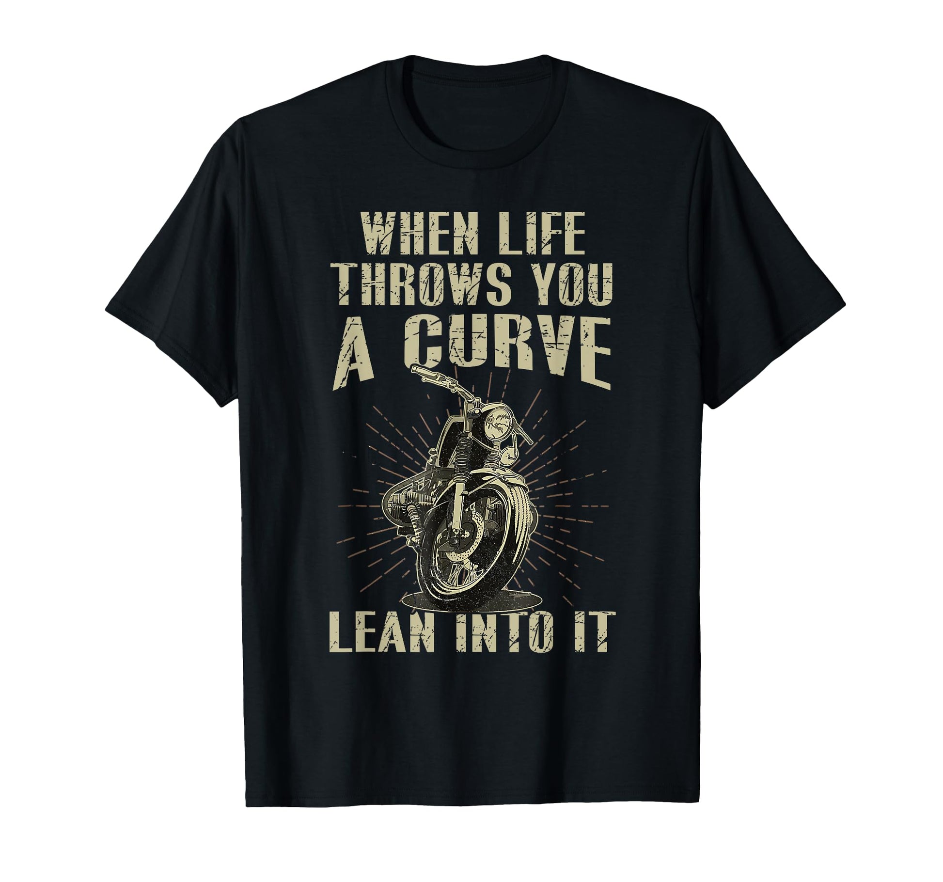 When Life Throws You Curve Funny T-Shirt - Custom Art Print for Adults - T-Shirt, Sweatshirt, Hoodie