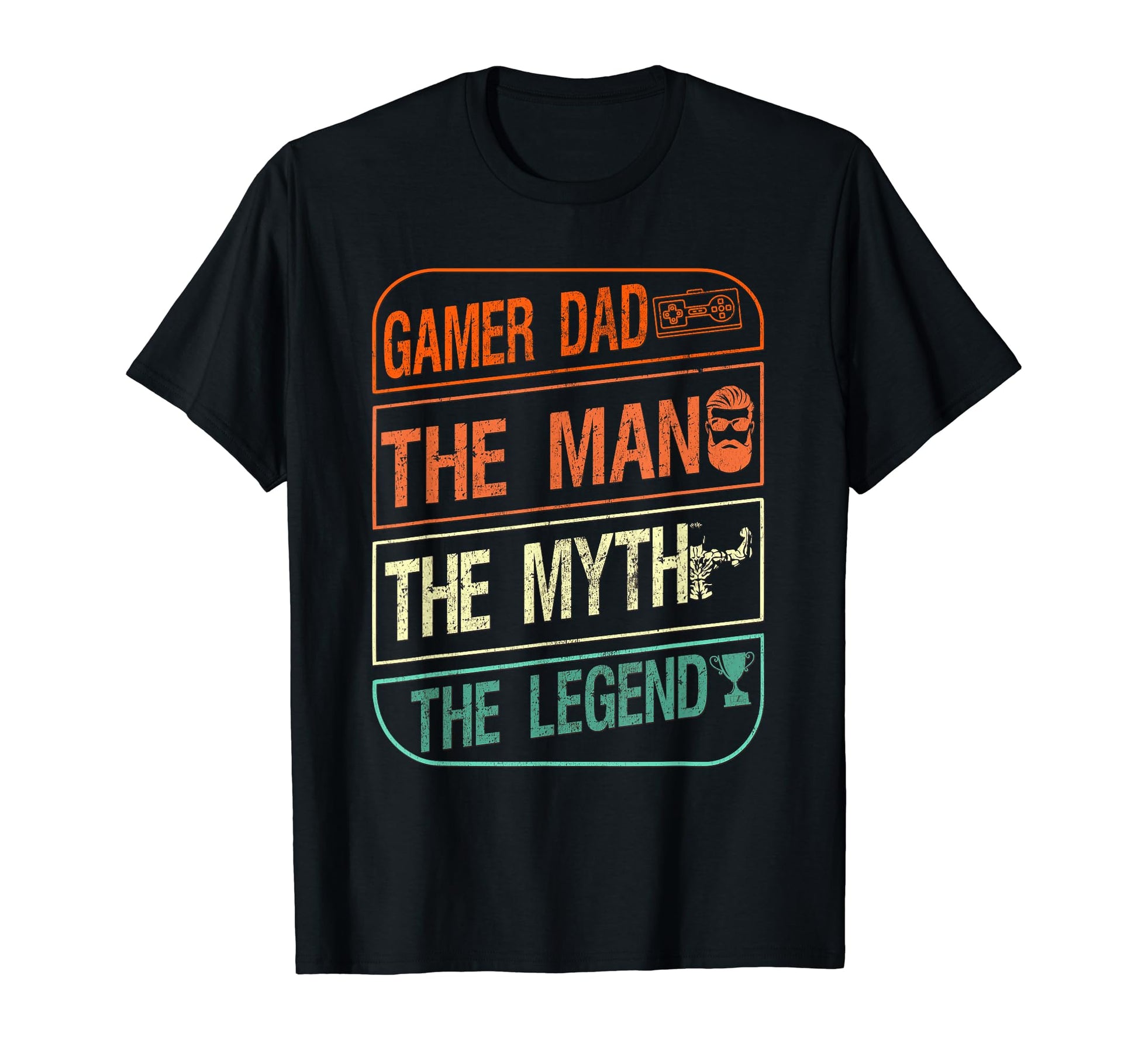 Funny Gaming Gamer Dad Myth Legend T-Shirt - Streetwear Style for Adults - T-Shirt, Sweatshirt, Hoodie