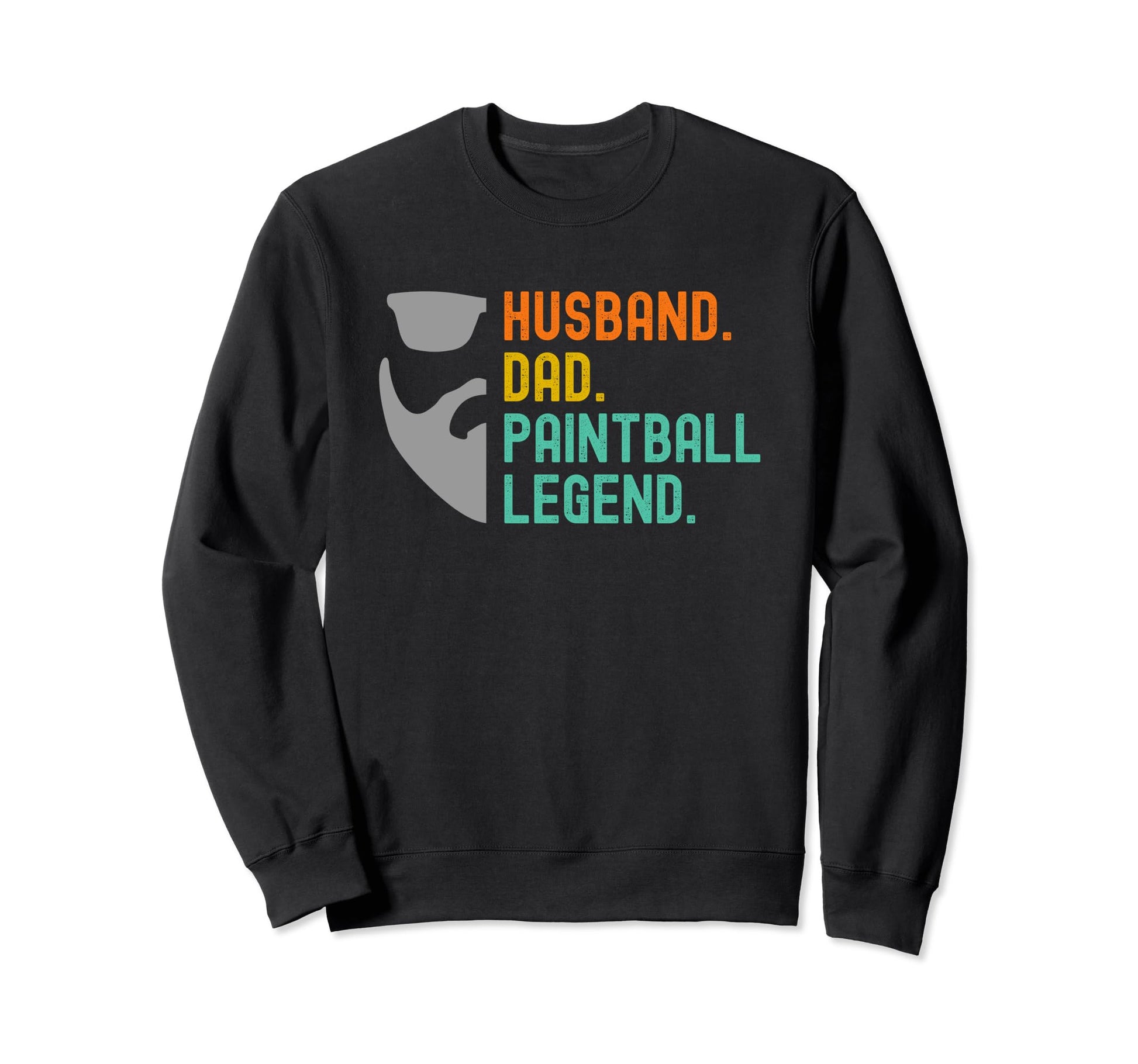 Paintball Dad Husband Bearded Shirts T-Shirt - Novelty Apparel for Adults - T-Shirt, Sweatshirt, Hoodie
