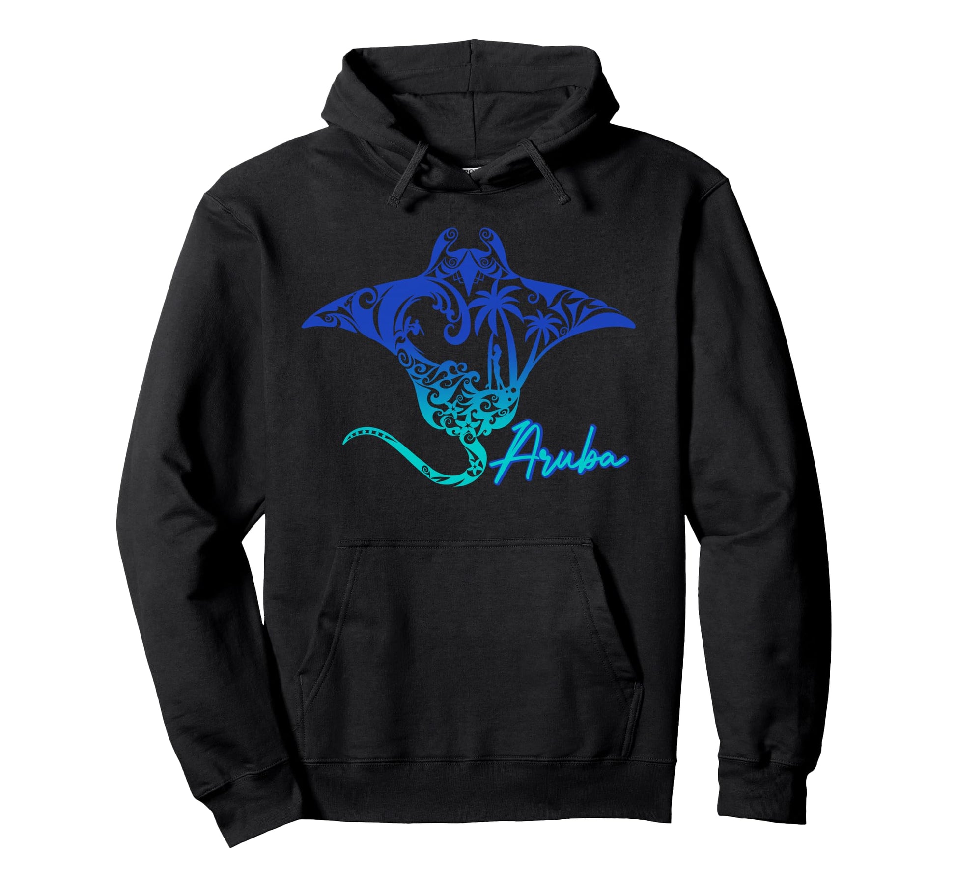 Aruba Sea Stingray Matching Family Hoodie - Trendy Graphic Men Women - T-Shirt, Sweatshirt, Hoodie