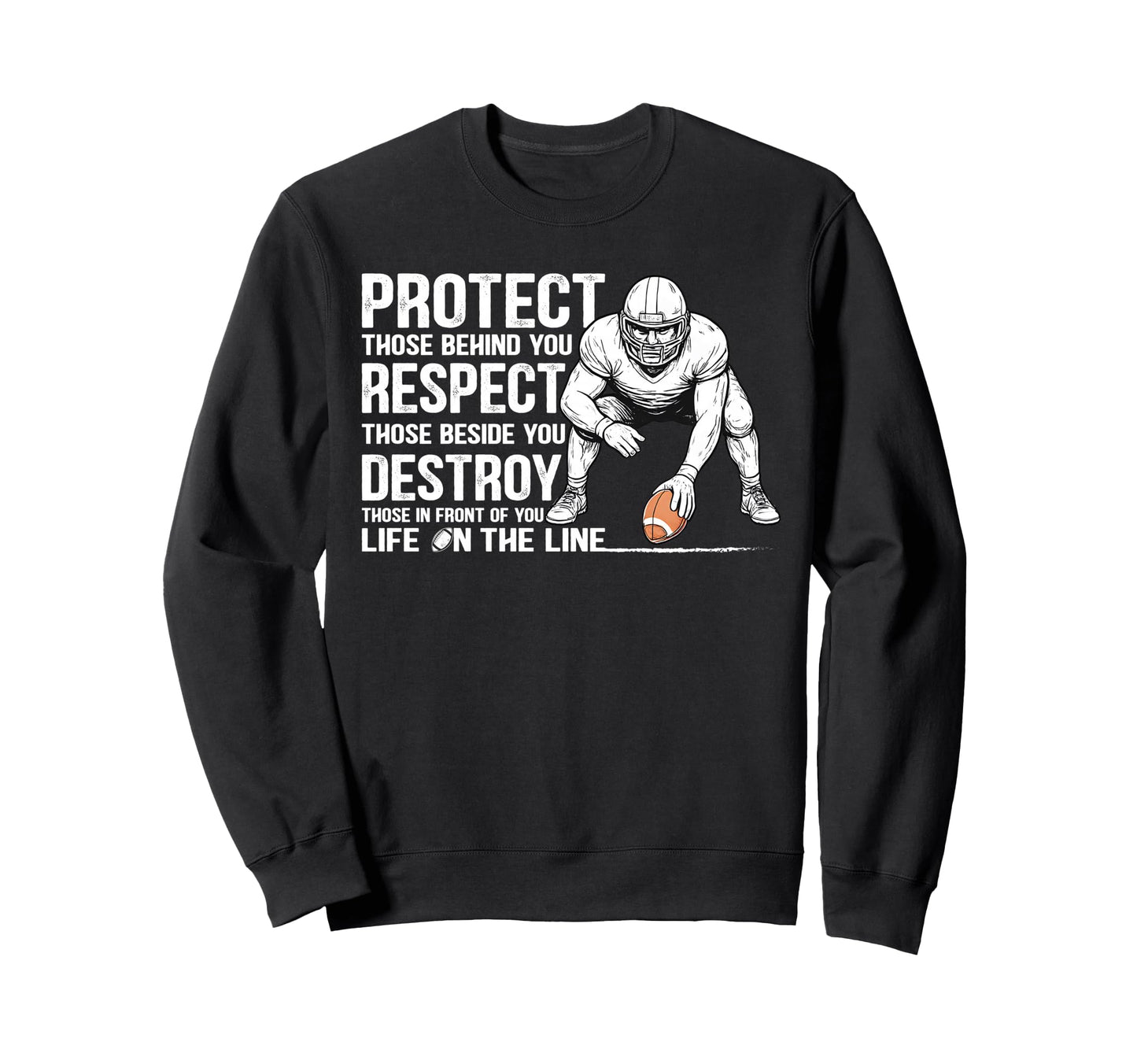 Protect Respect Destroy Offensive Sweatshirt - Unique Graphic for Adults - T-Shirt, Sweatshirt, Hoodie