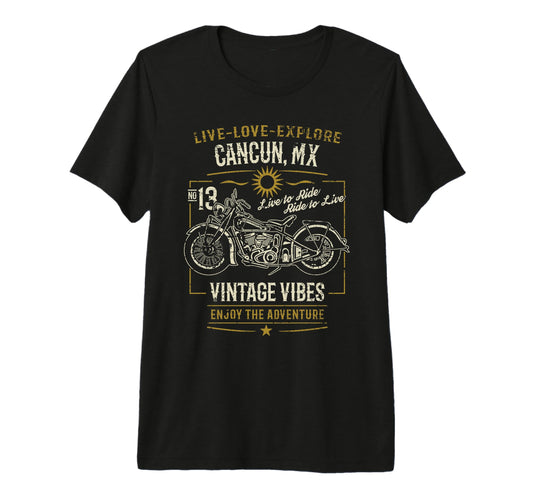 Cancun Mx Mexico Distressed T-Shirt - Minimalist Print Men Women - T-Shirt, Sweatshirt, Hoodie