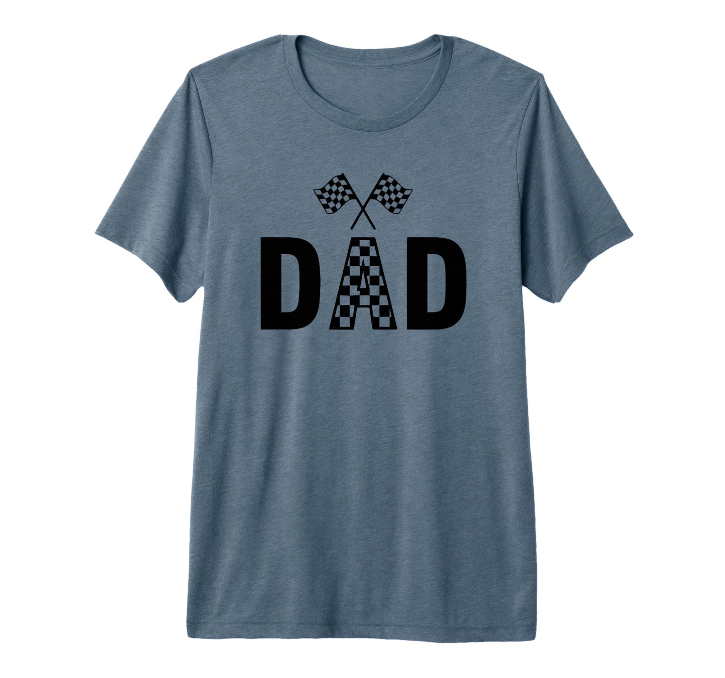 Race Dad Racing Car Bike Tri Blend T-Shirt - Casual Everyday Wear Men Women - T-Shirt, Sweatshirt, Hoodie