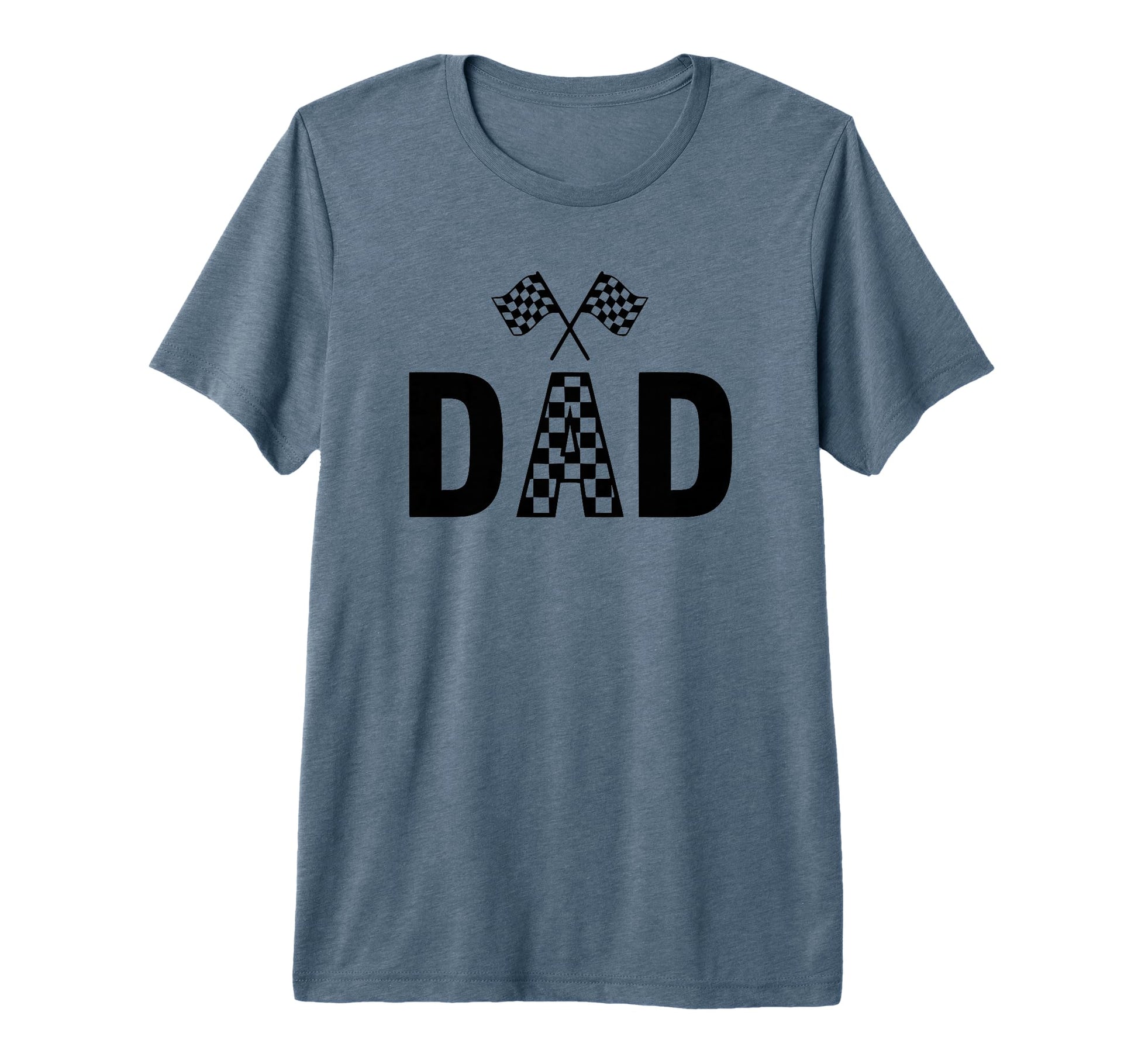 Race Dad Racing Car Bike Tri Blend T-Shirt - Casual Everyday Wear Men Women - T-Shirt, Sweatshirt, Hoodie