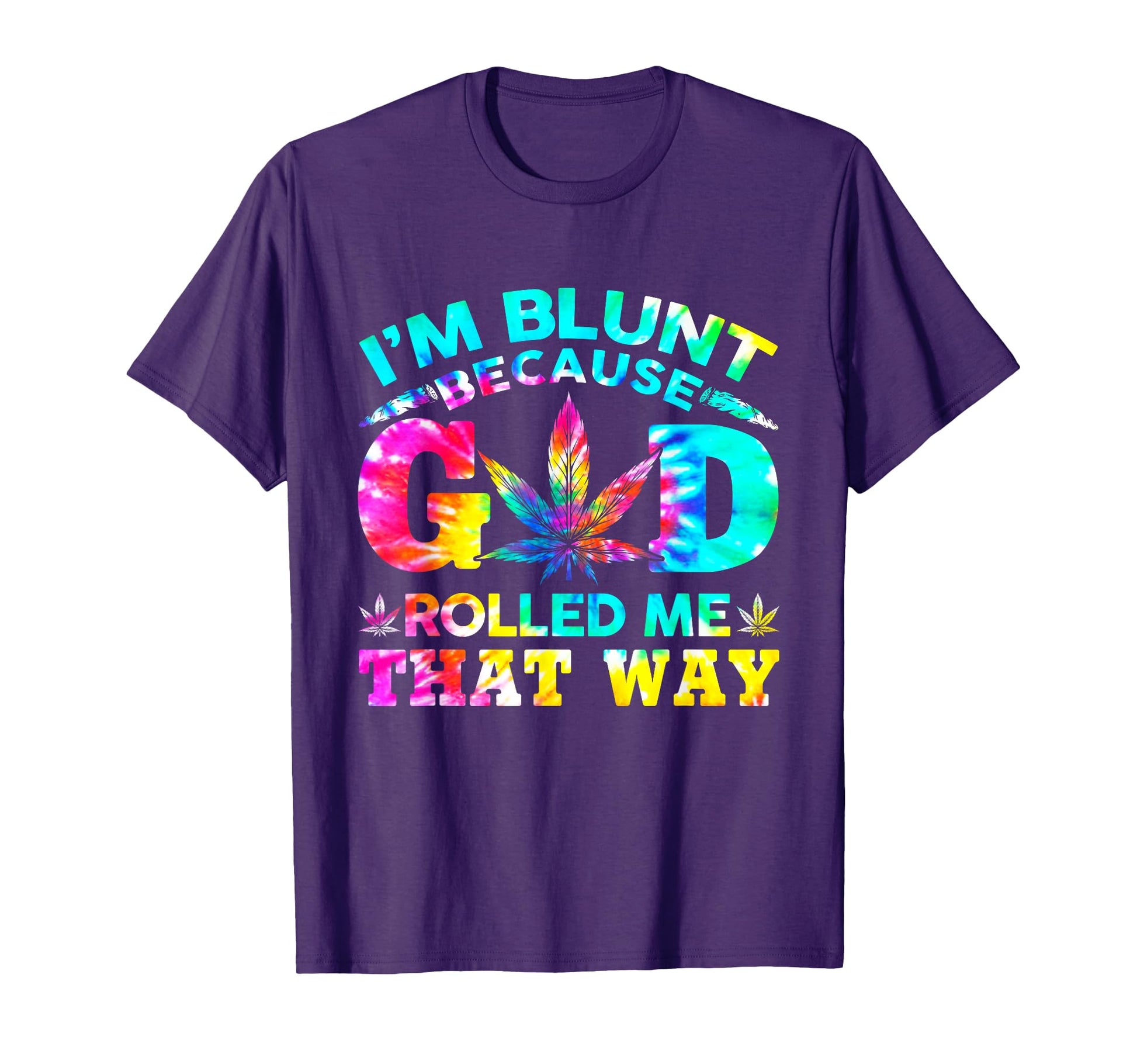 Weed Cannabis Marijuana Leaf Tie T-Shirt - Fun Novelty Design for Adults - T-Shirt, Sweatshirt, Hoodie