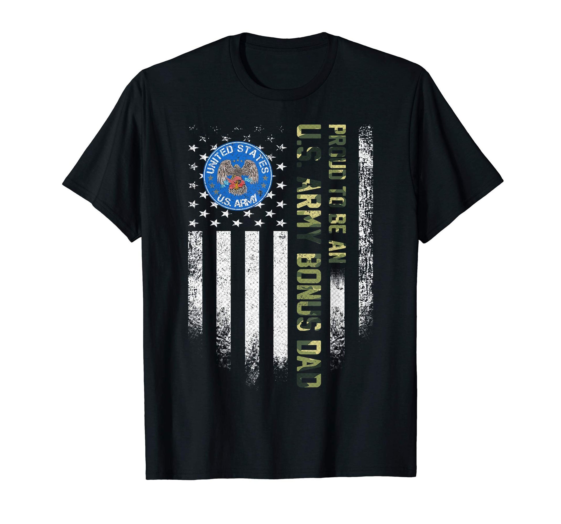 Usa American Flag Proud To Be Us Army T-Shirt - Trendy Graphic for Adults - T-Shirt, Sweatshirt, Hoodie