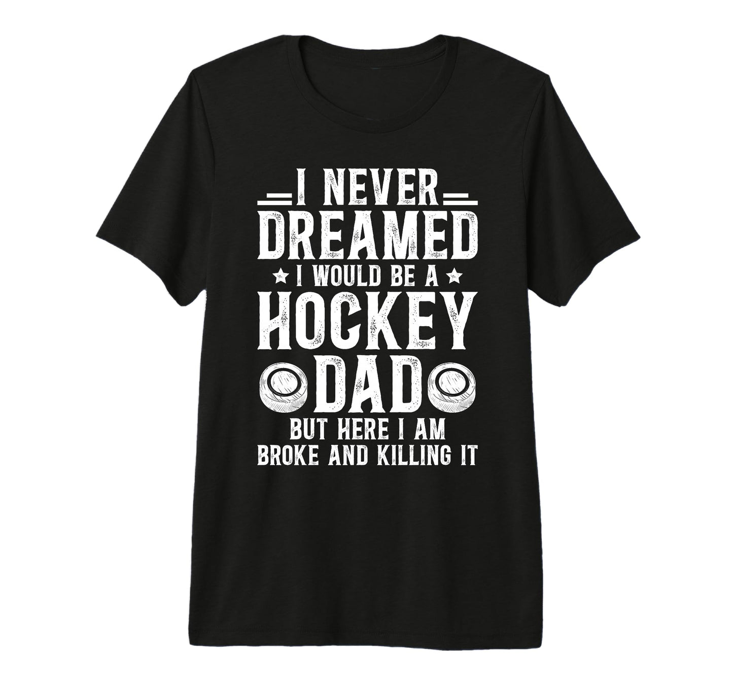 Mens Hockey Dad Funny Ice Hockey Father T-Shirt - Trendy Graphic Unisex - T-Shirt, Sweatshirt, Hoodie