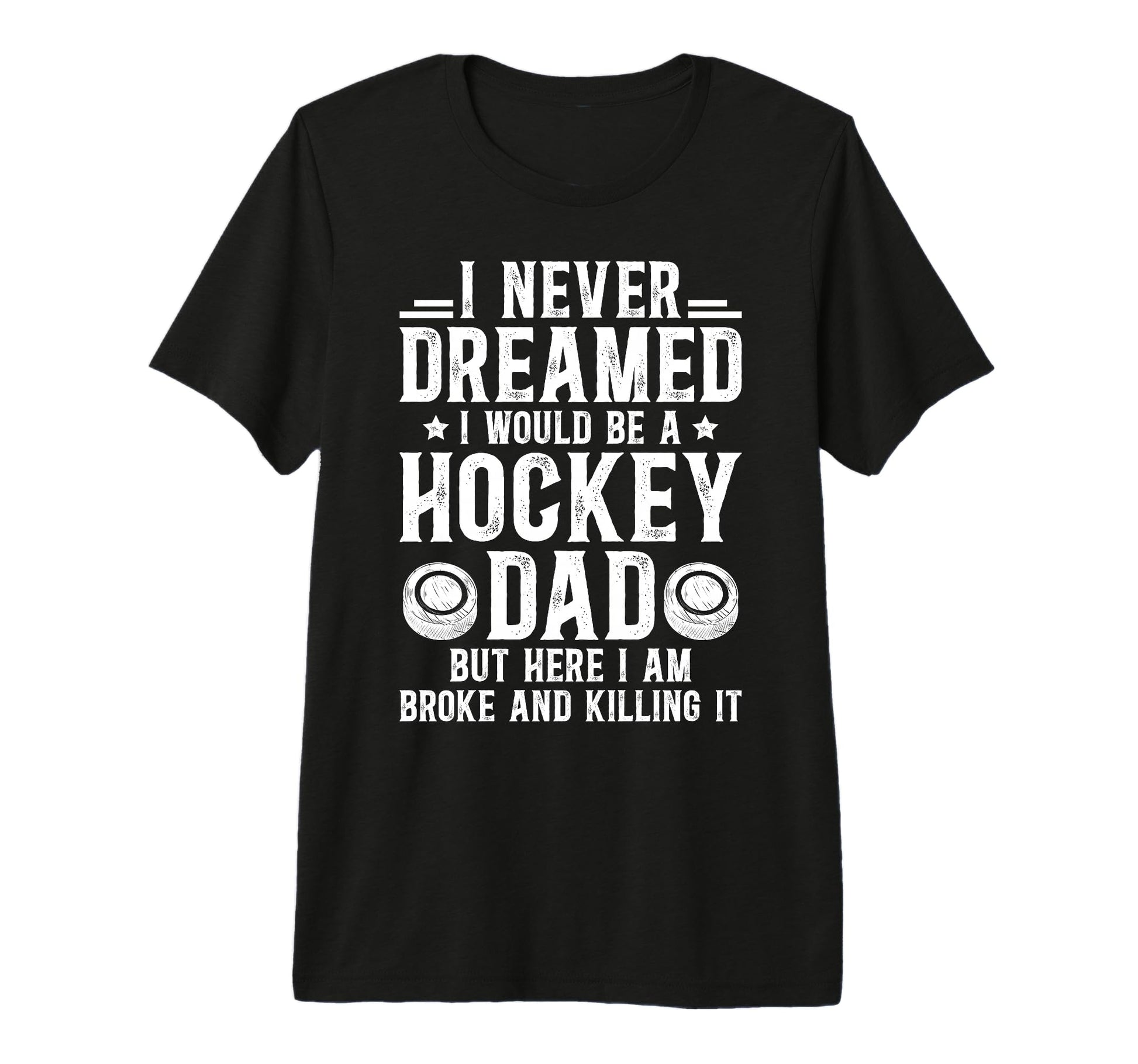 Mens Hockey Dad Funny Ice Hockey Father T-Shirt - Trendy Graphic Unisex - T-Shirt, Sweatshirt, Hoodie